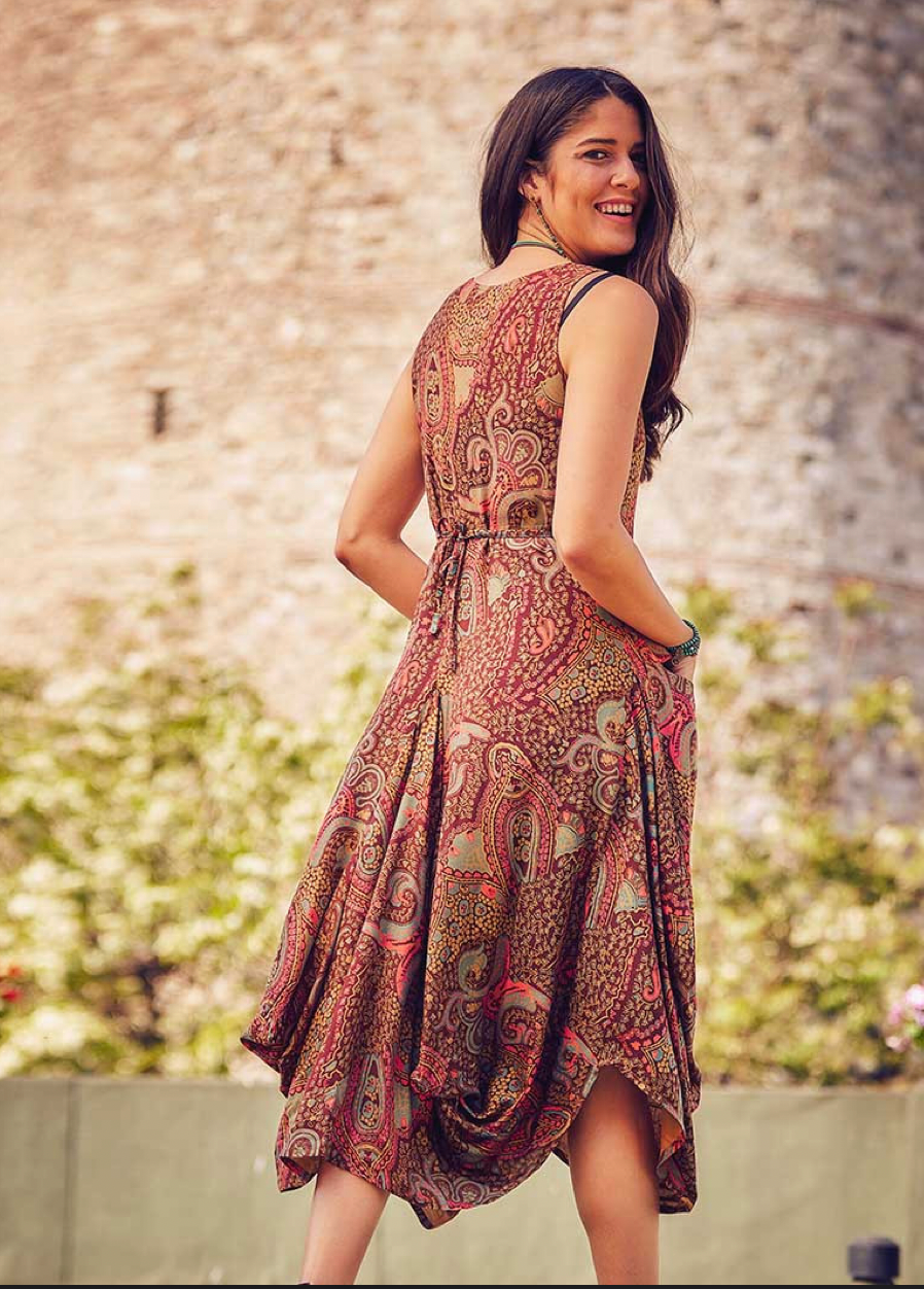 Paisley-Traum – Haremstil-Kleid