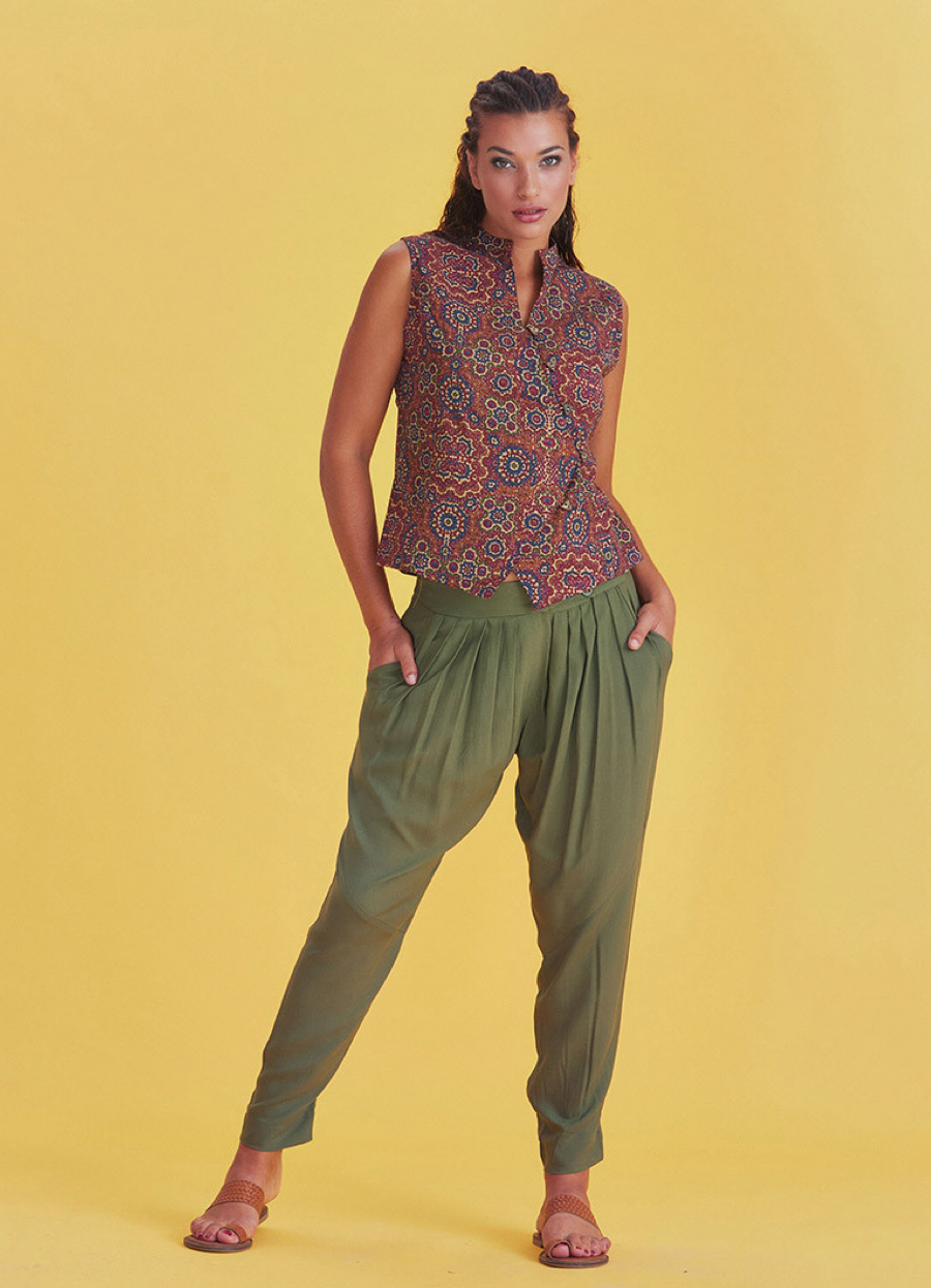 Mosaiktraum – Retro-Bluse