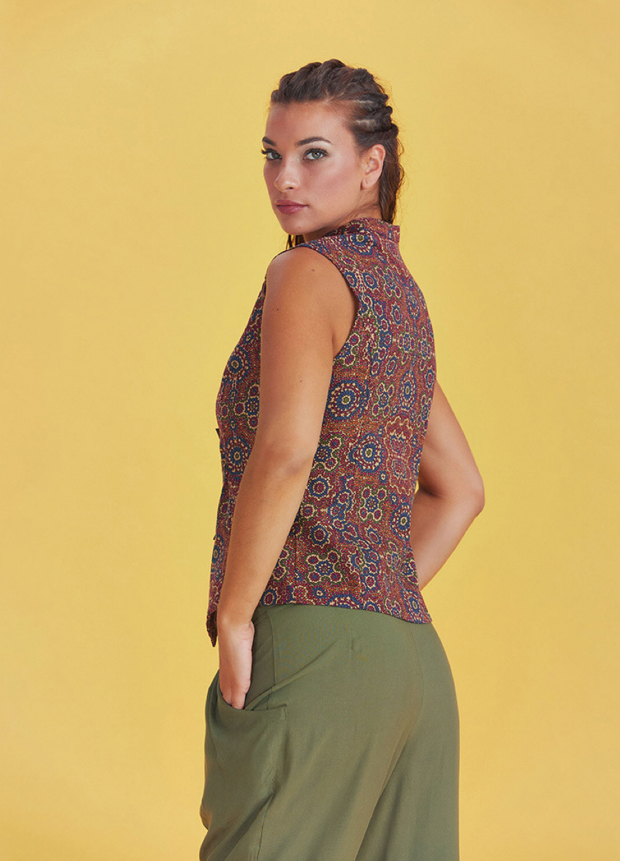 Mosaiktraum – Retro-Bluse