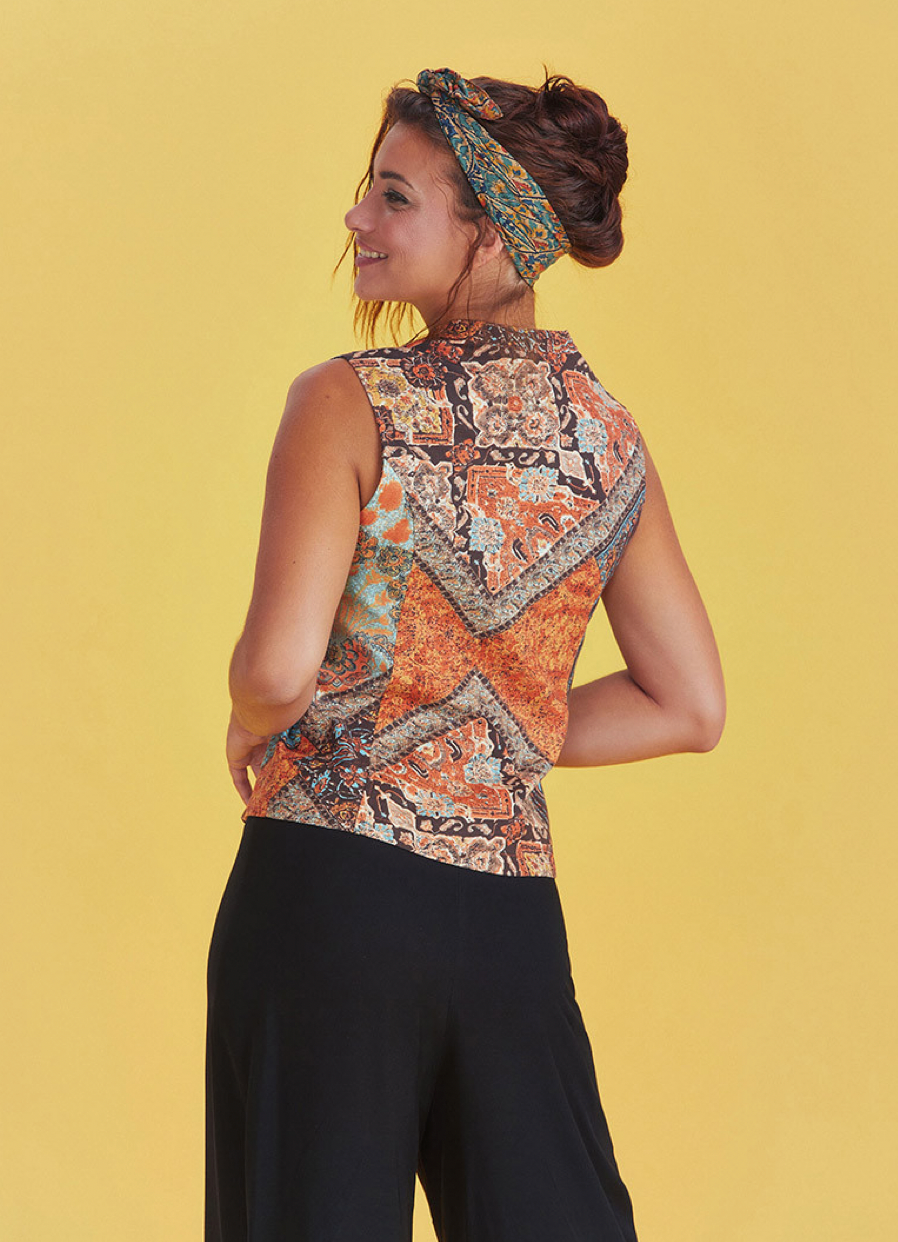 Orientzauber – Bluse im Boho-Stil