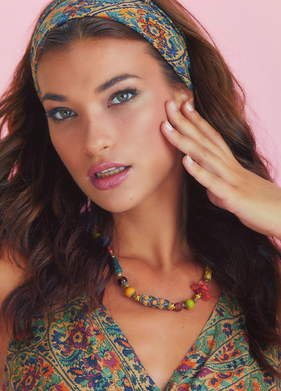 Sonnenwiese – Sommerkleid mit Ethno-Muster