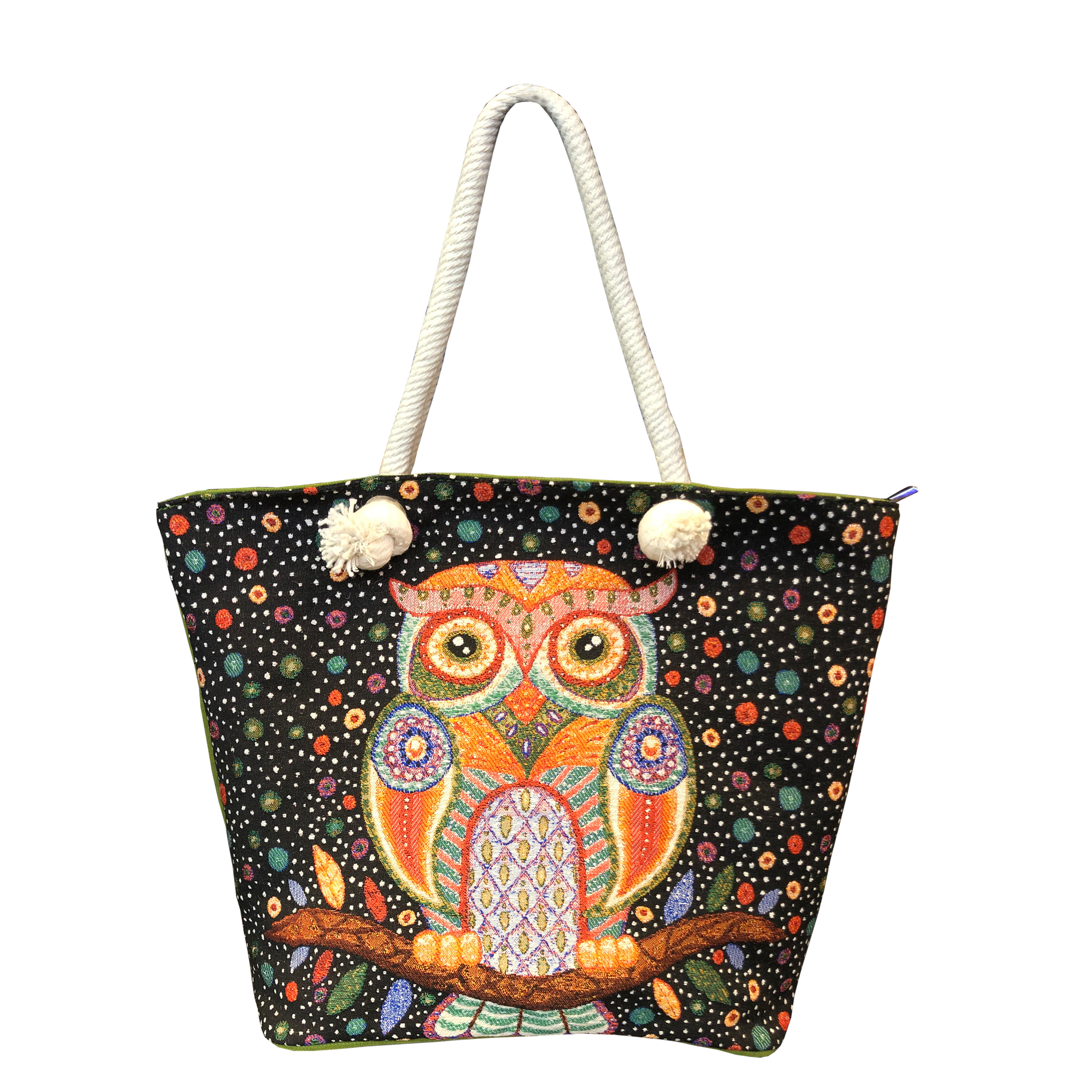 Eule in der Nacht - Schultertasche
