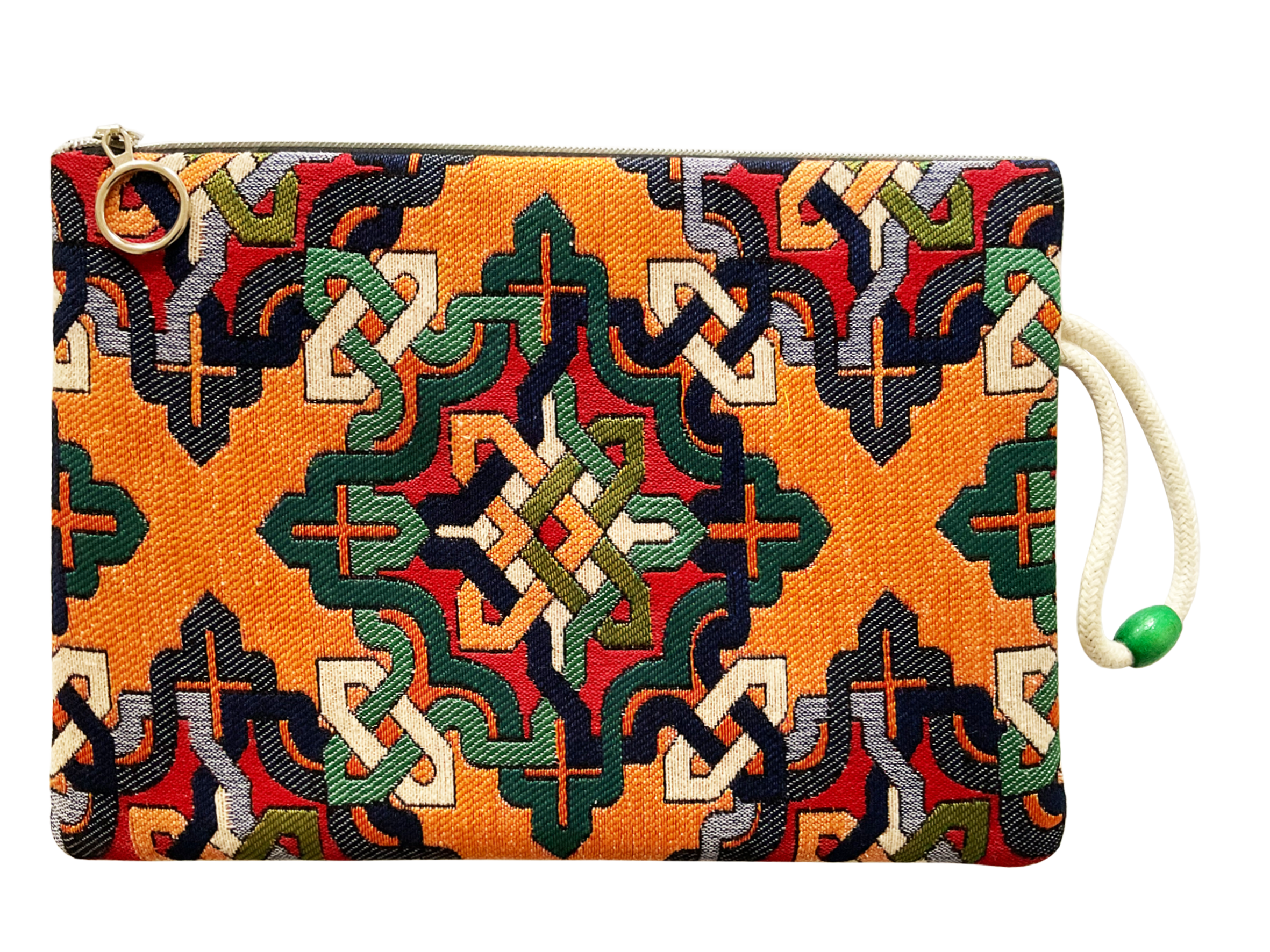 Buntes Linienmuster - Clutch