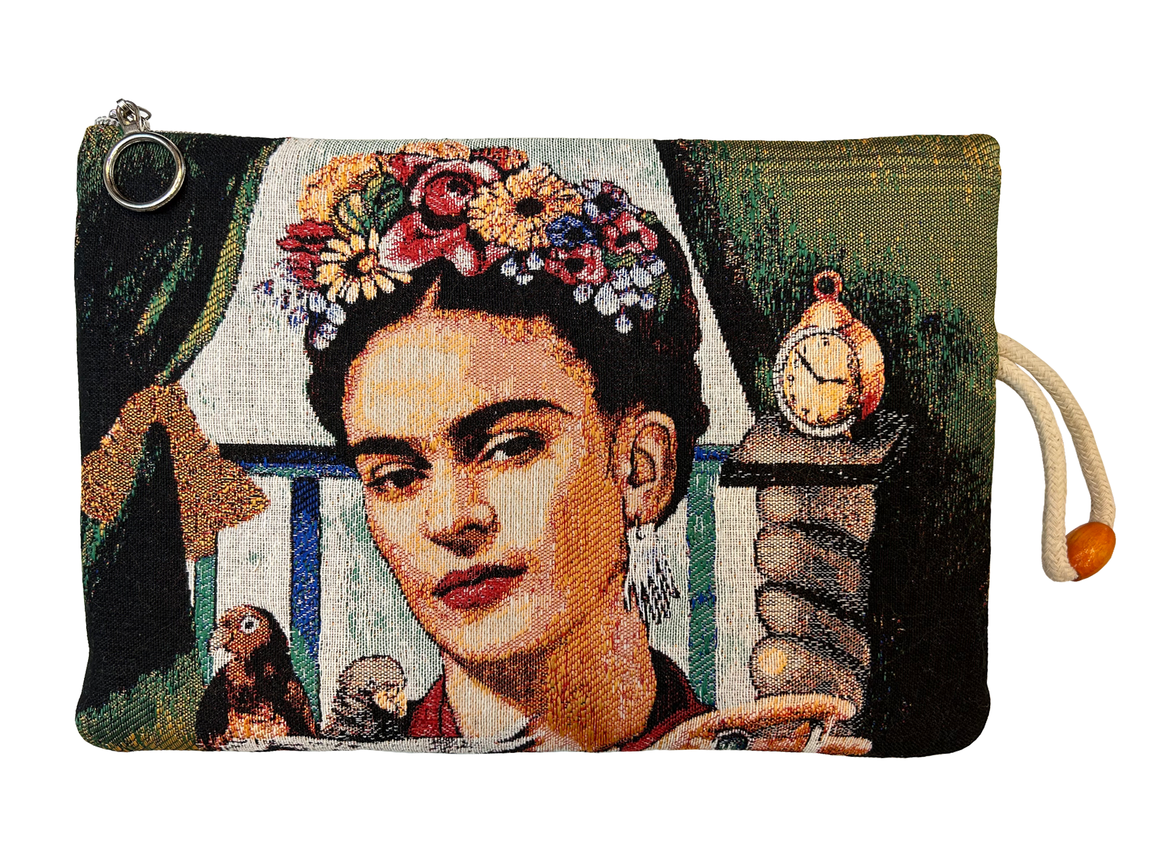 Inspiriert von Frida Kahlo - Balkon - Clutch
