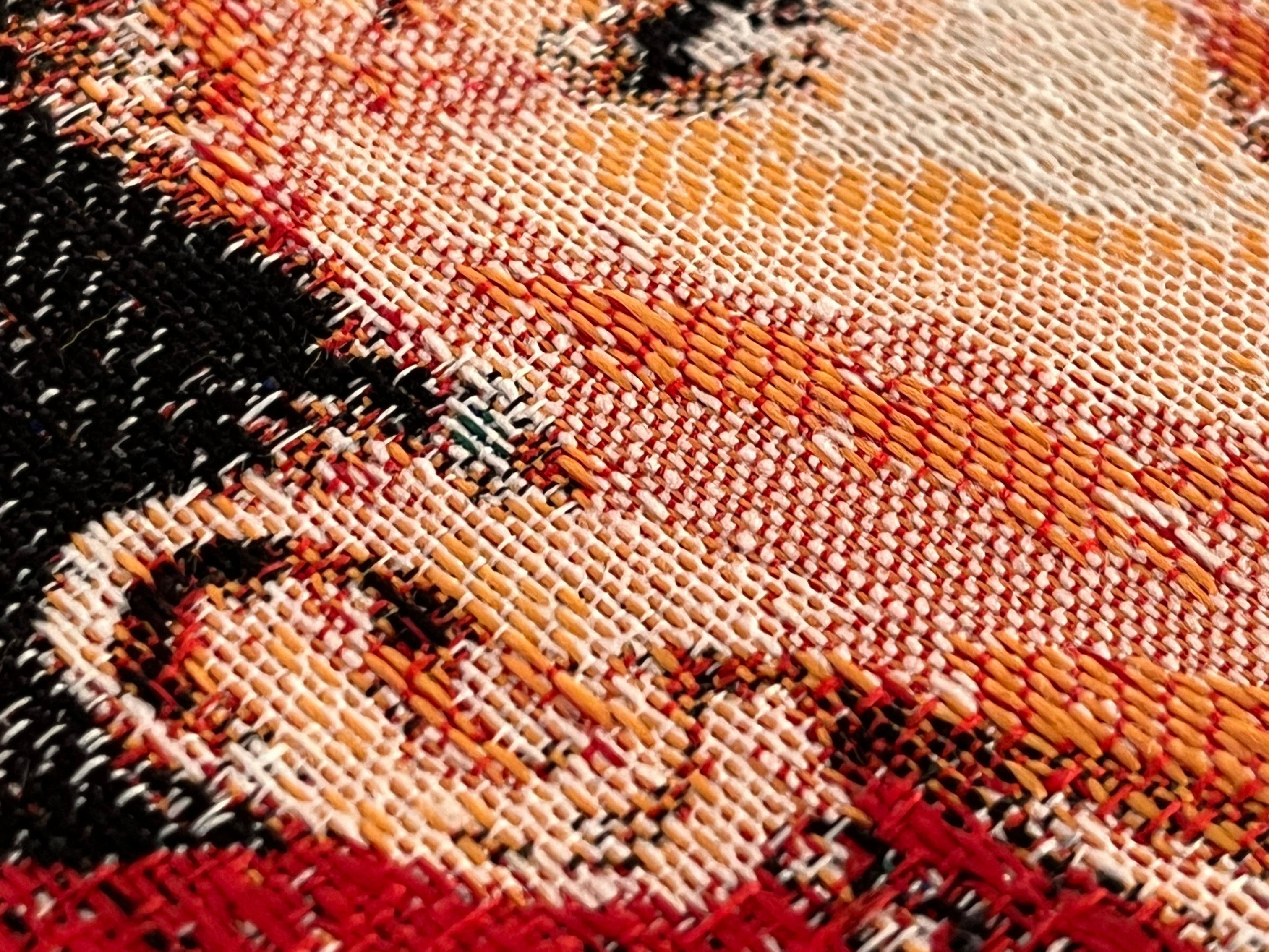 Inspiriert von Frida Kahlo - Rot/Grün - Clutch