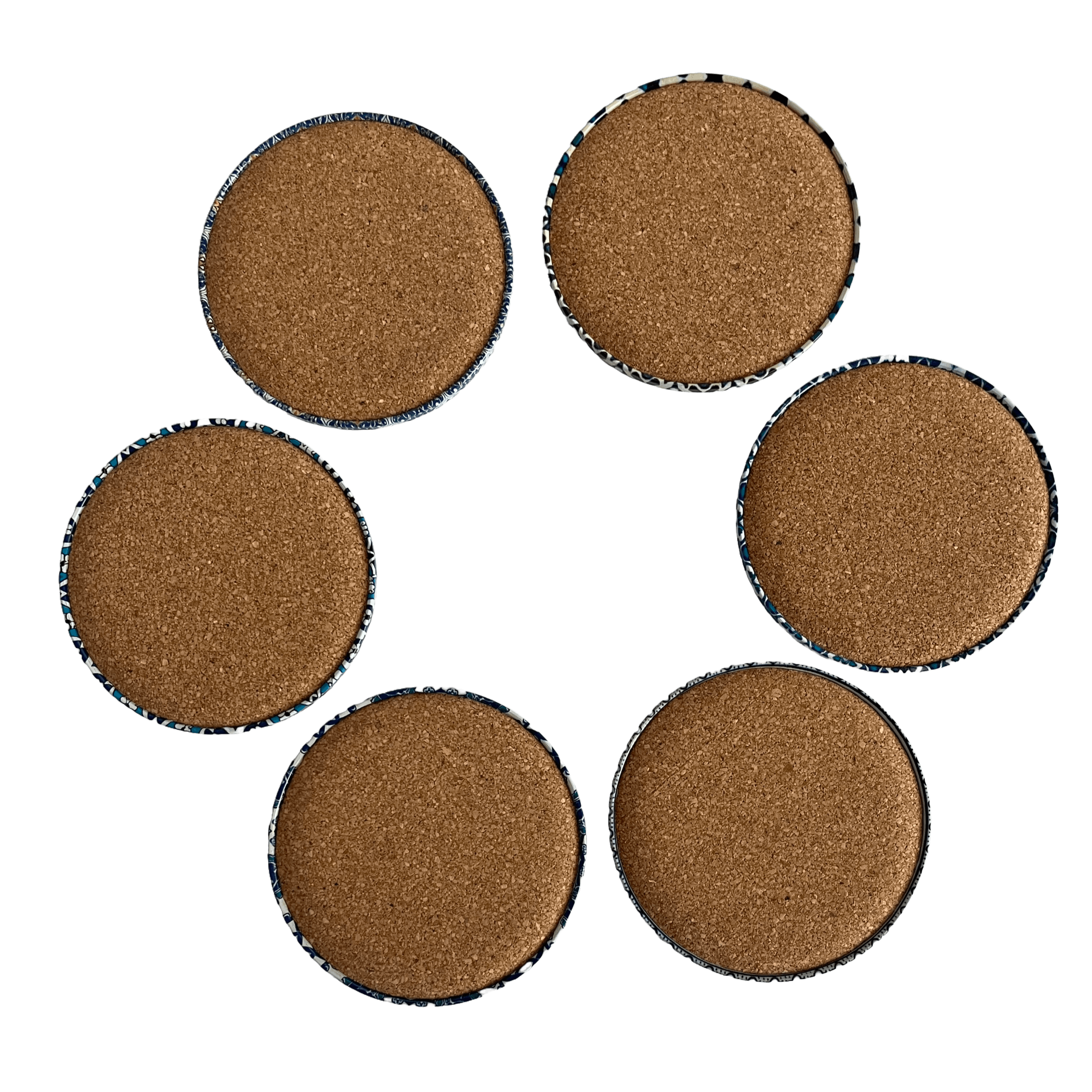 Indigoruhe - 6er Set Untersetzer