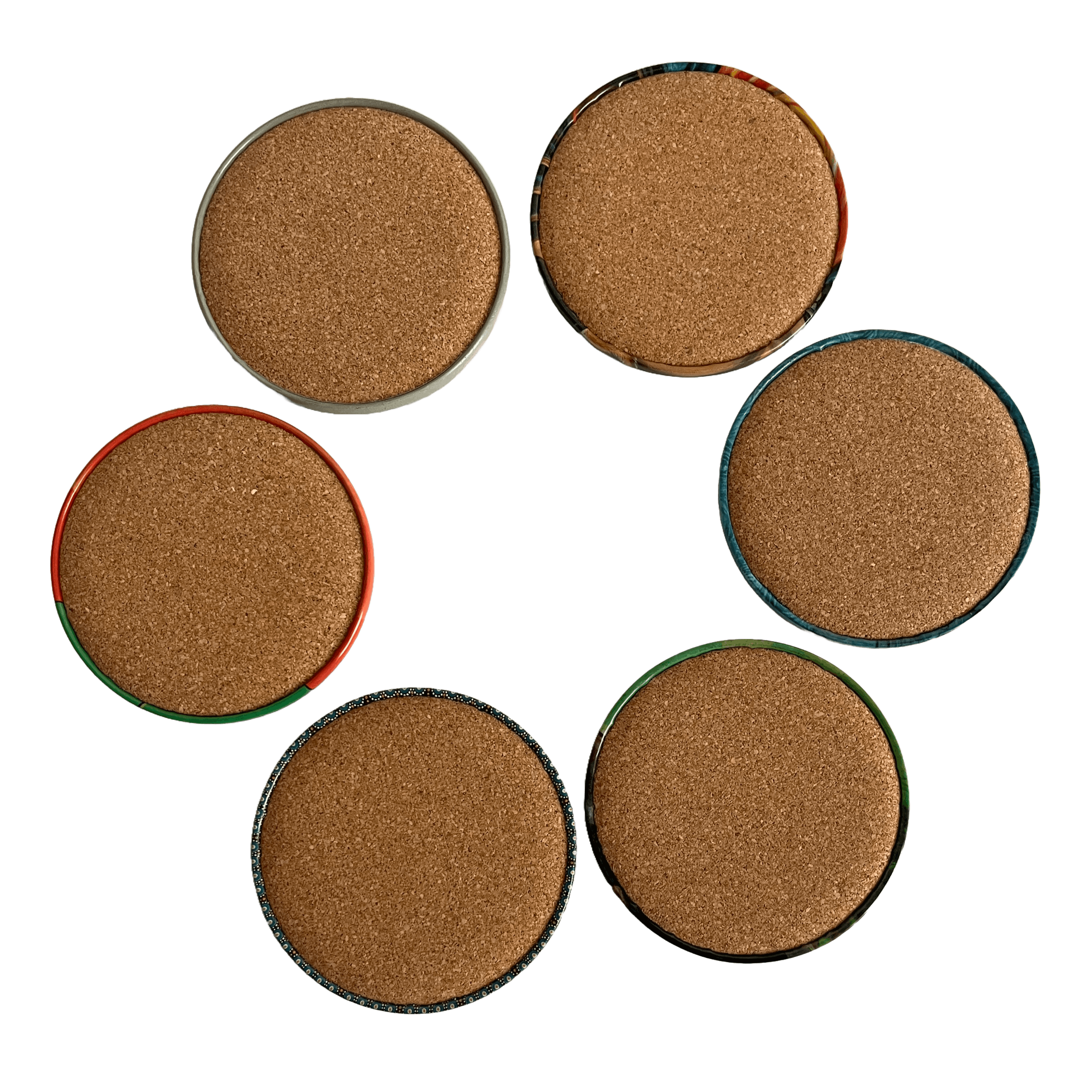 Katzen mit Charakter - 6er Untersetzer Set