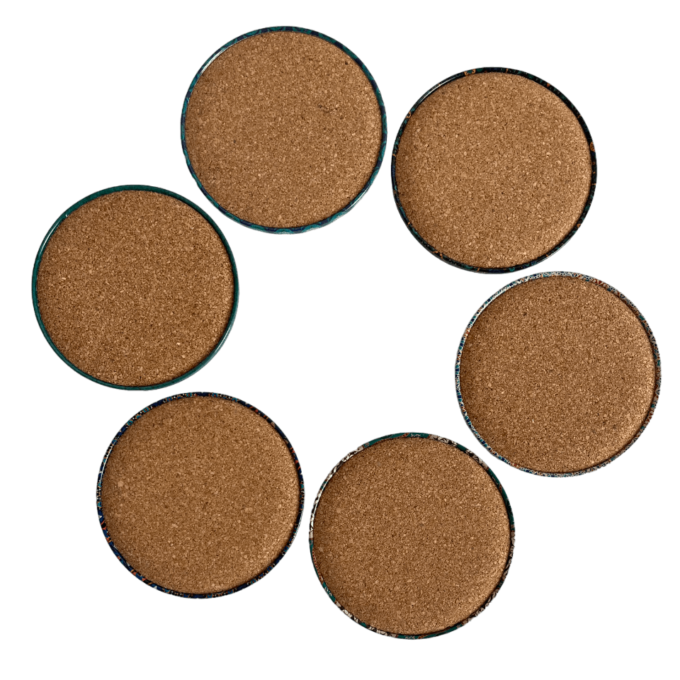 Zeitlose Ornamente - 6er Set Untersetzer