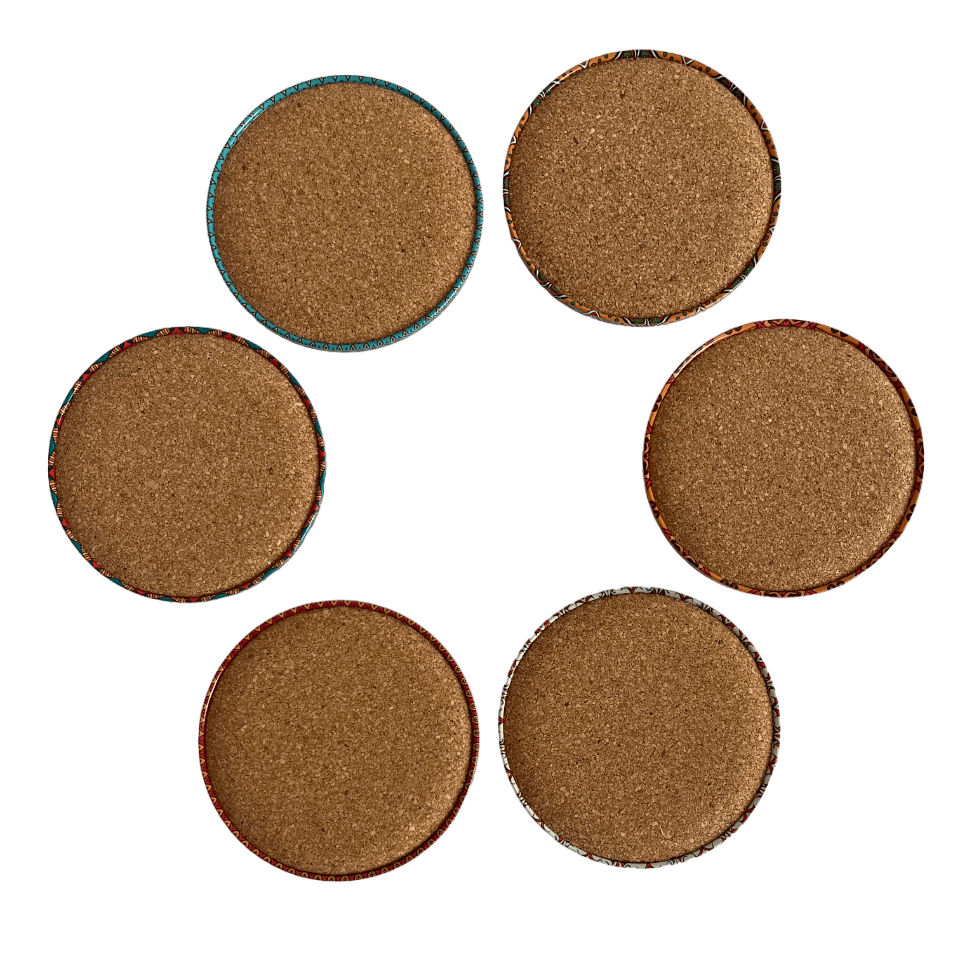 Feuer & Form - 6er Set Untersetzer