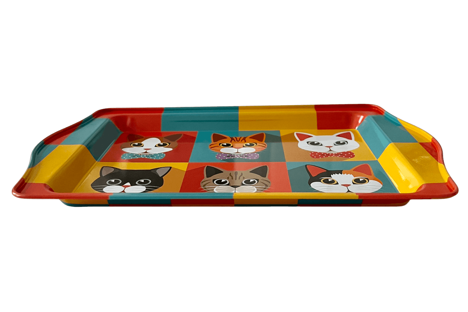 Katzenporträts - Tablett (klein)