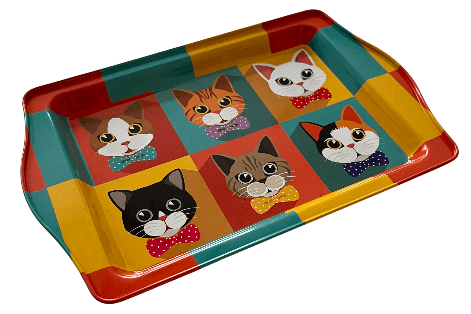 Katzenporträts - Tablett (klein)