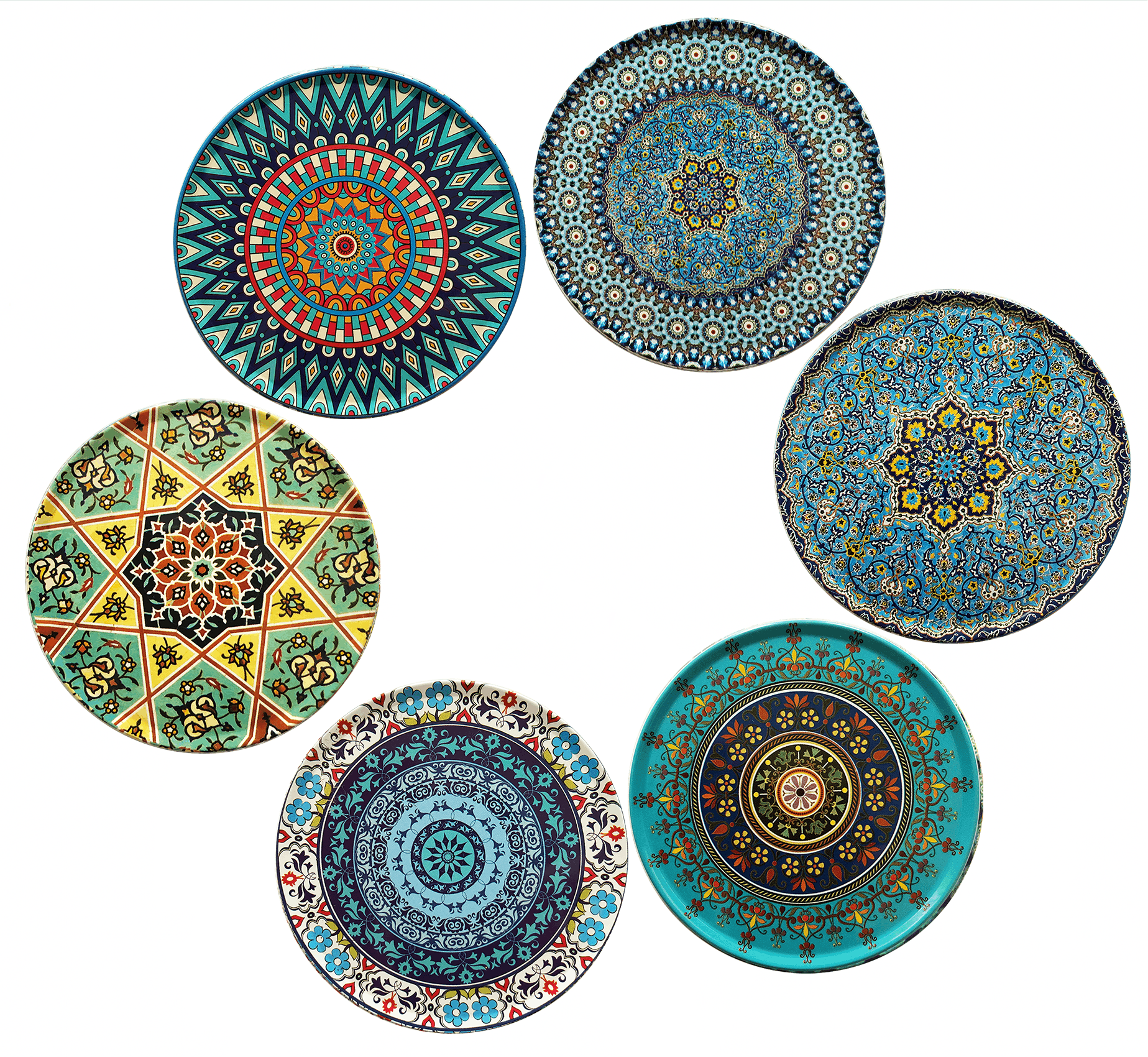 1001 Nacht - 6er Set Untersetzer