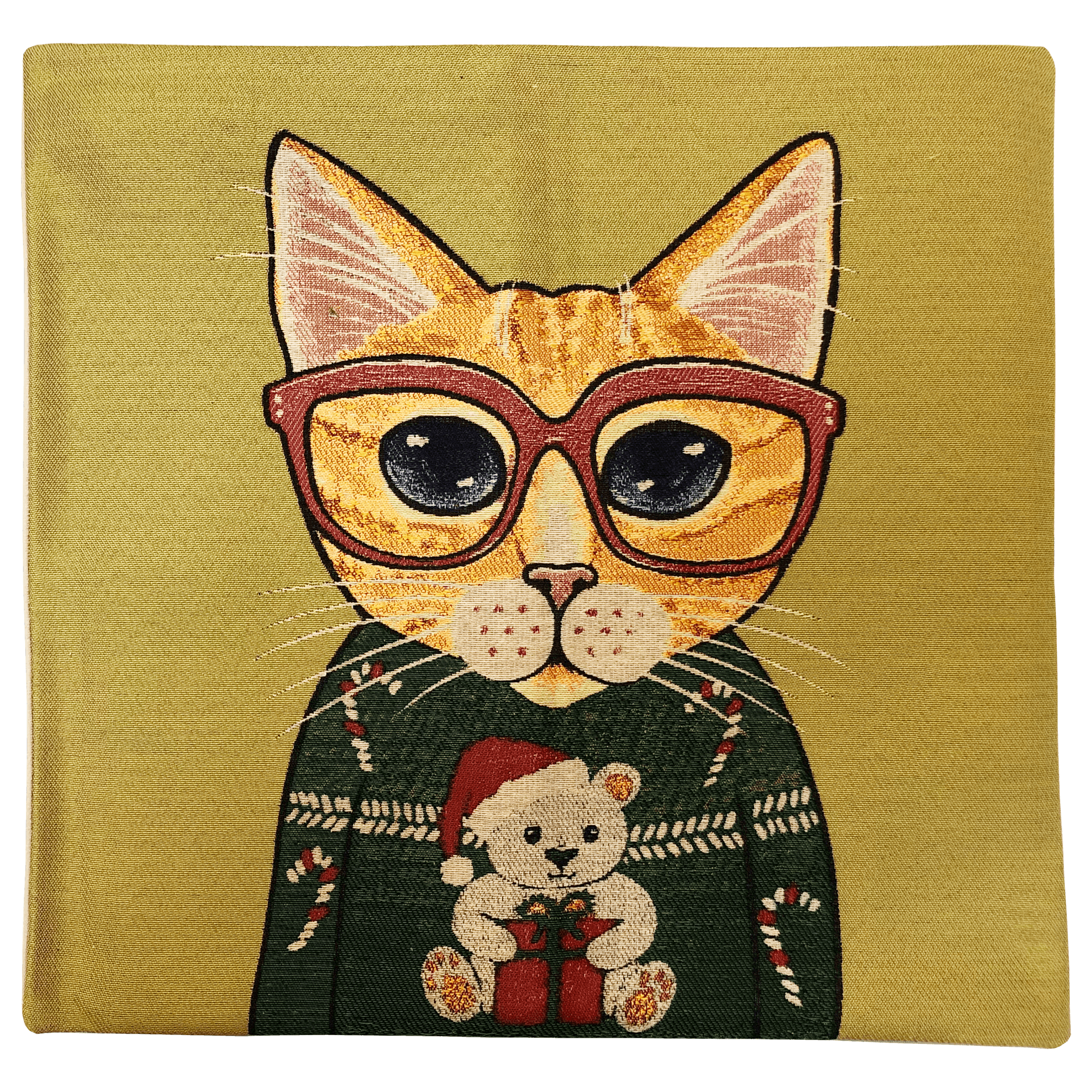 Lesekatze - Kissenbezug