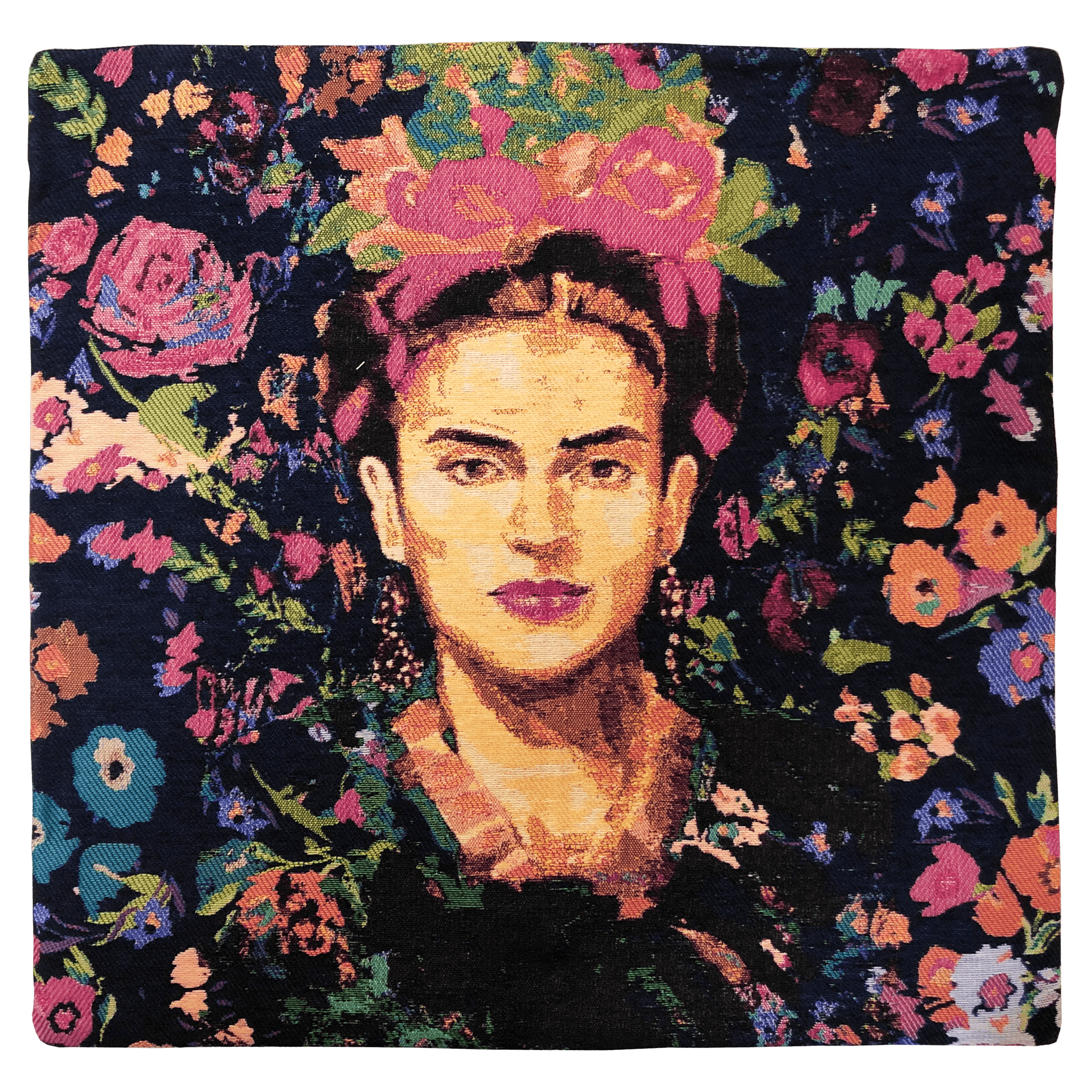 Inspiriert von Frida Kahlo - Blütennacht - Kissenbezug