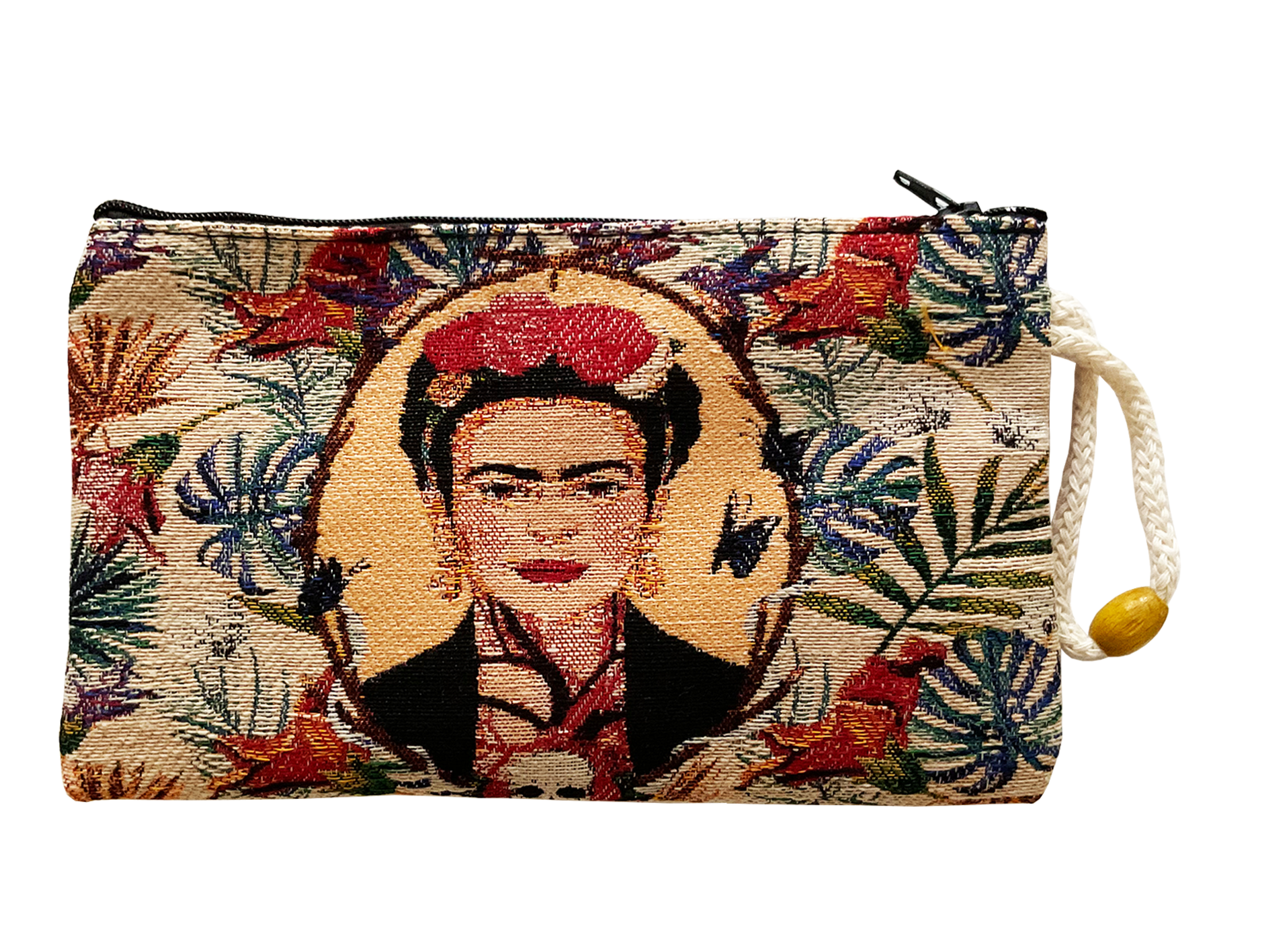 Inspiriert von Frida Kahlo - Porträt - Portemonnaie