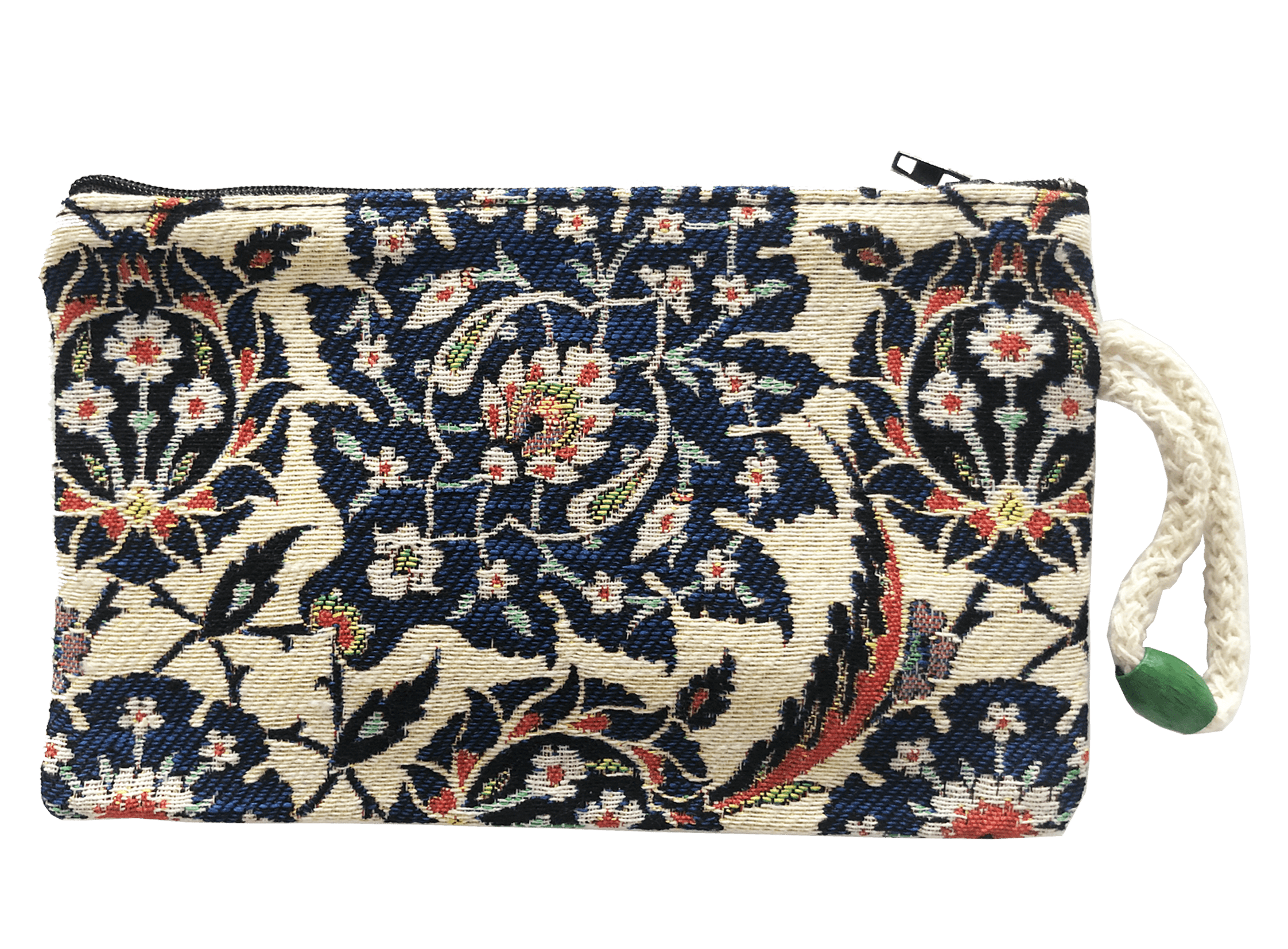 Blaue Flora - Portemonnaie