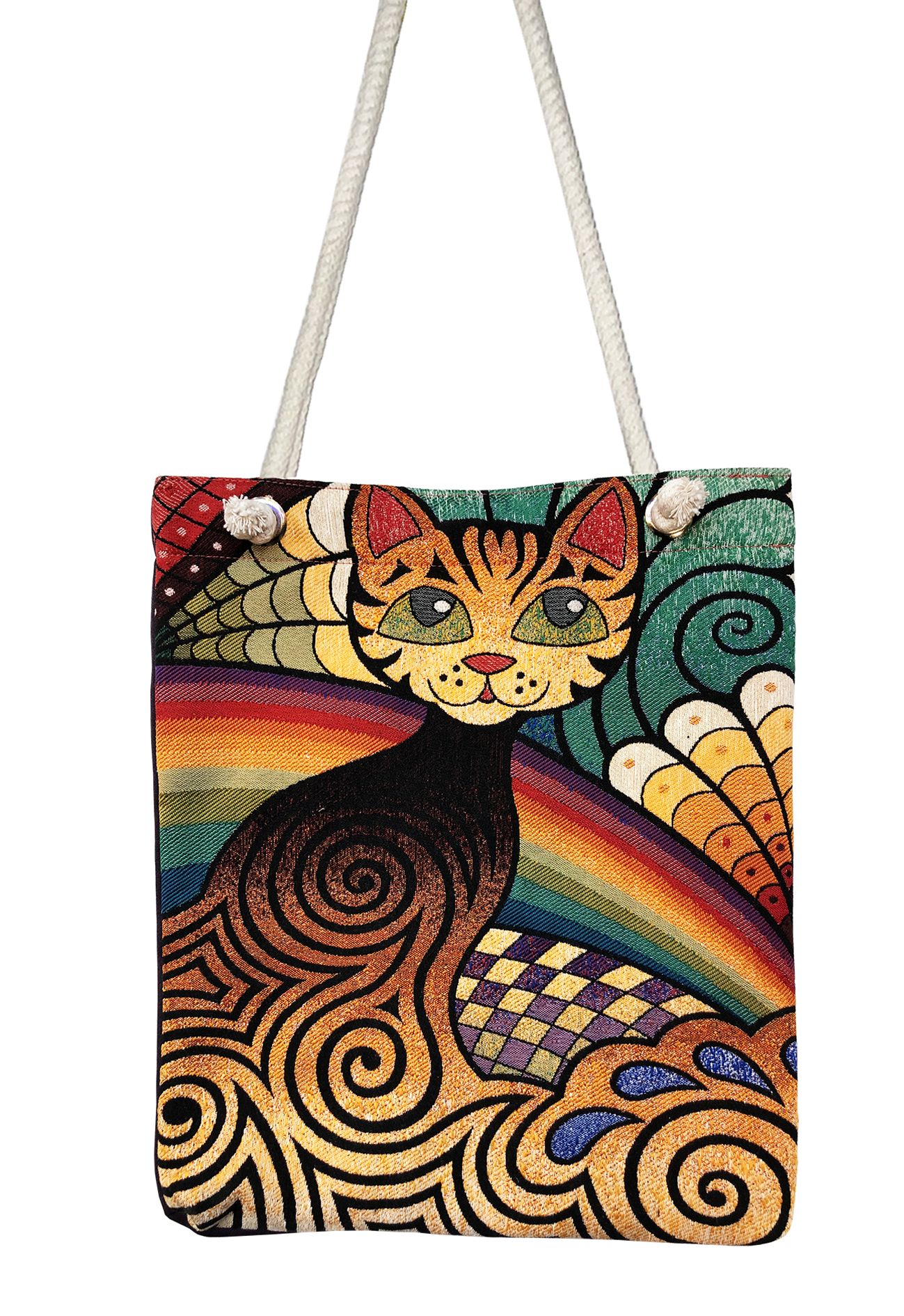 Bunte Katze - Shopper