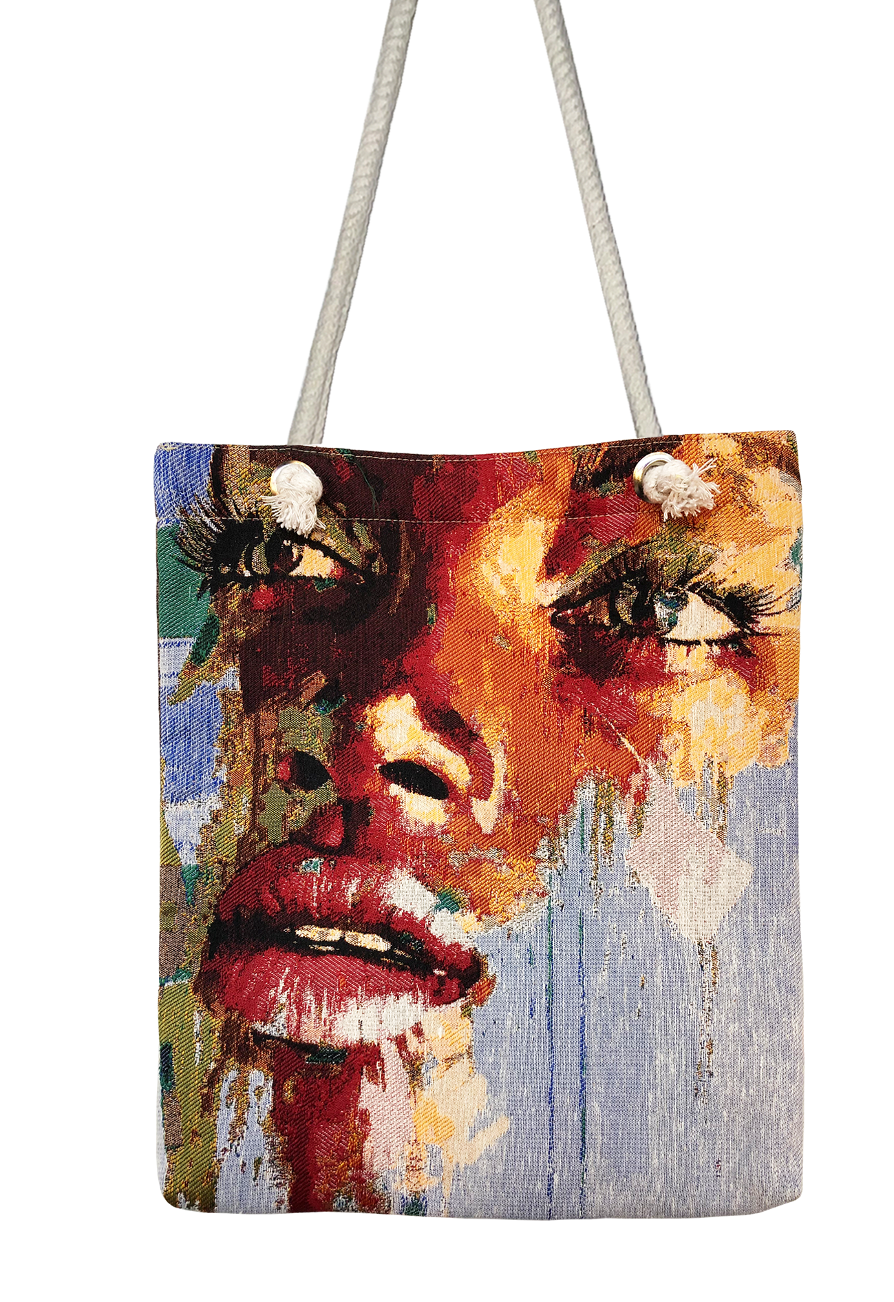 Gemalte Frau - Shopper