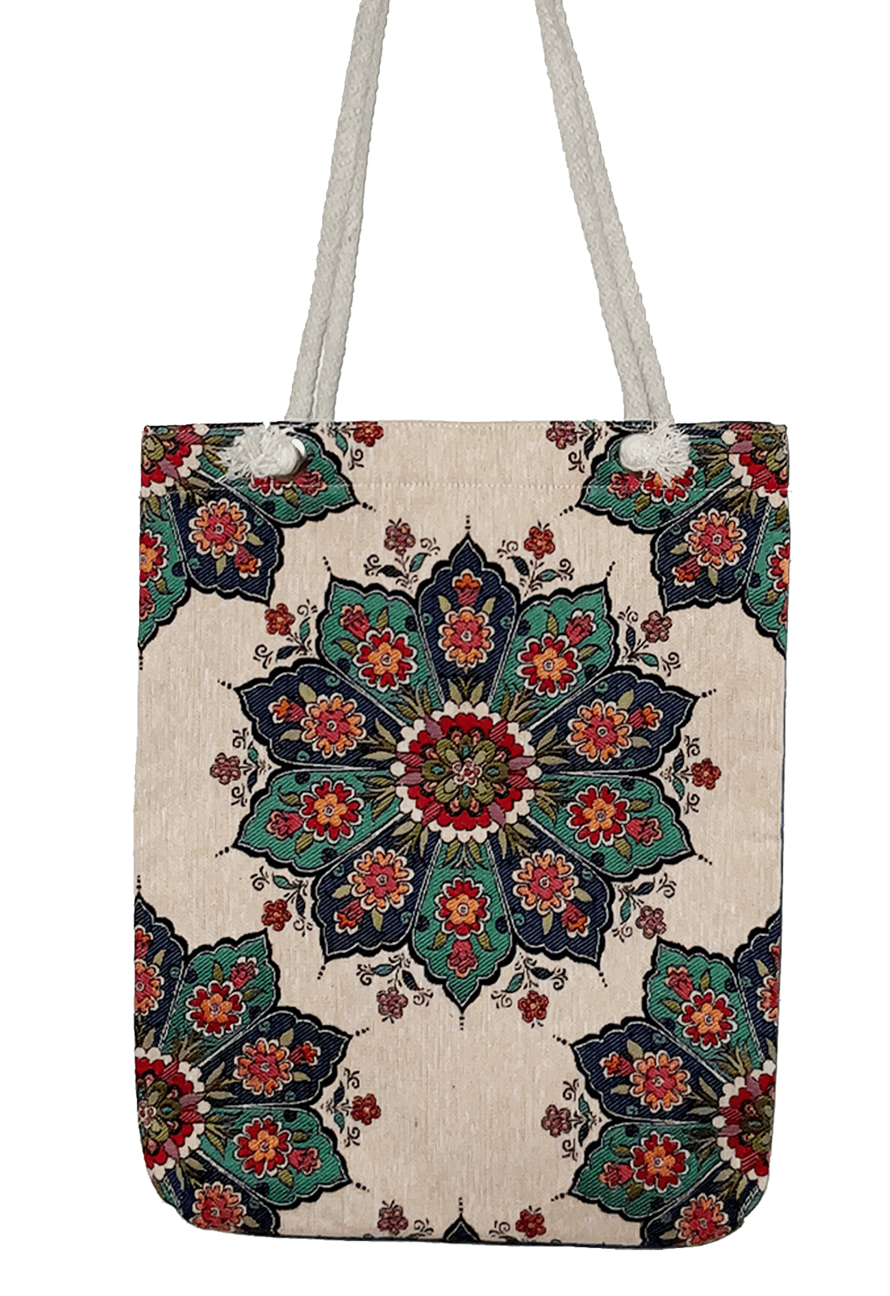 Bunter Blumenstern - Shopper