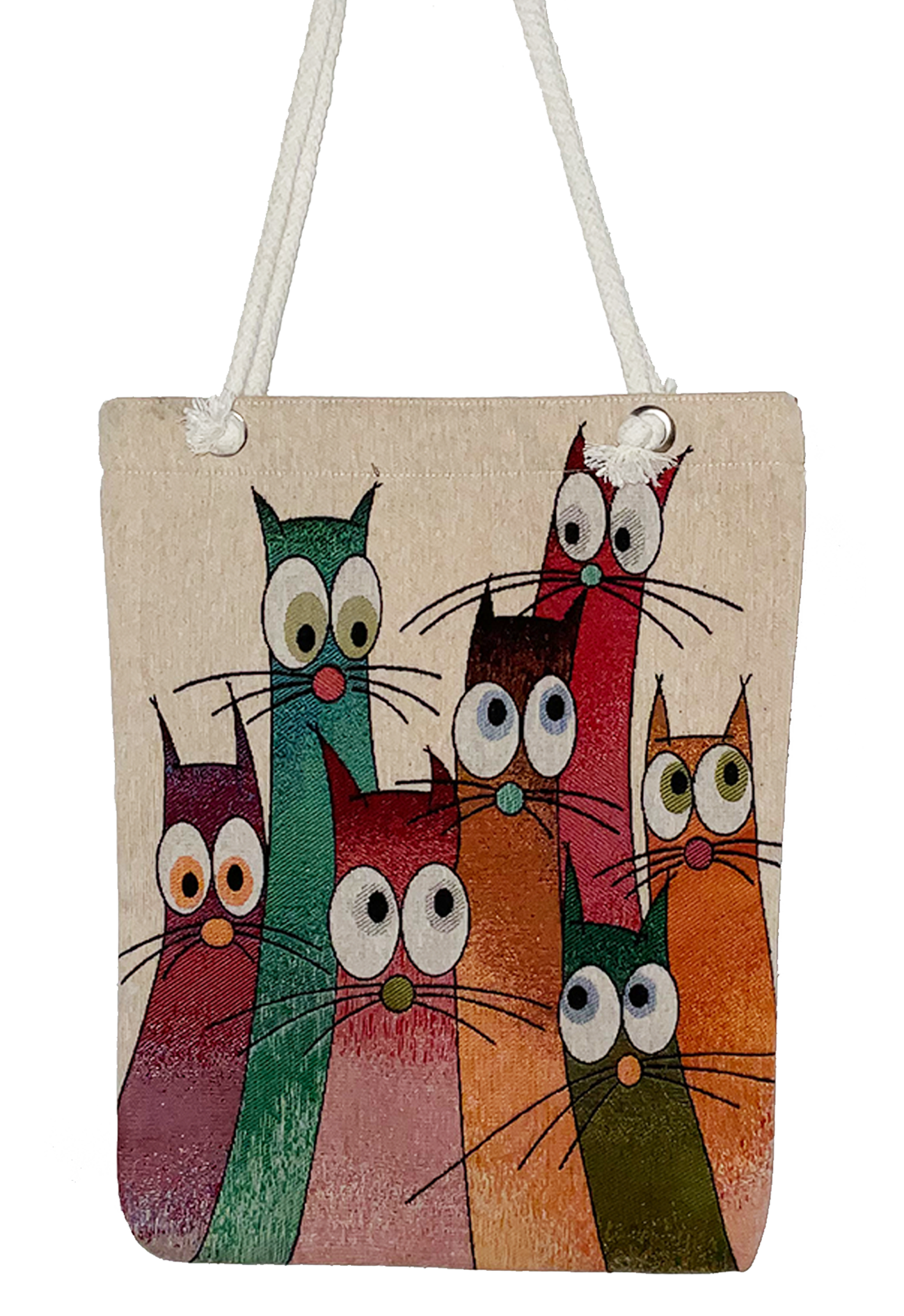 Schockierte Katzen - Shopper
