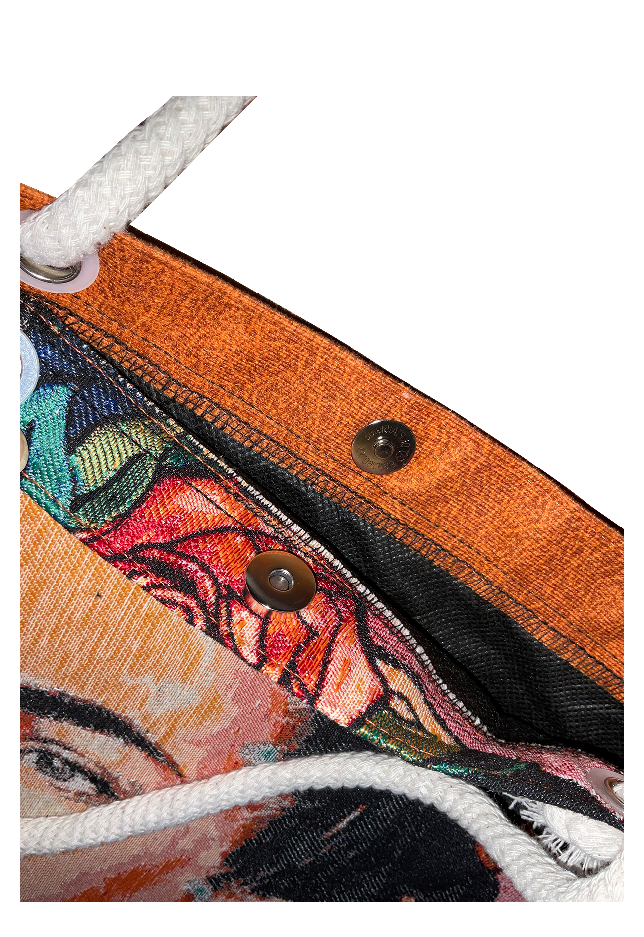 Inspiriert von Frida Kahlo - Rot/Grün - Shopper