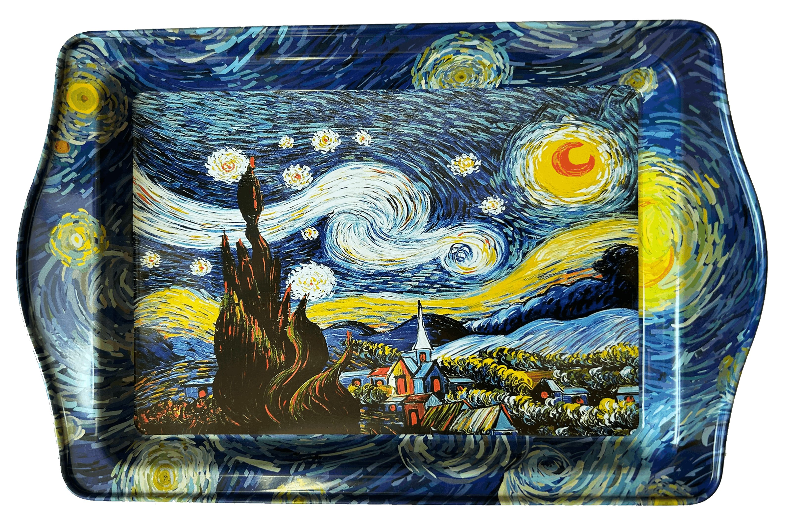 Van Gogh's Sternennacht - Tablett (klein)