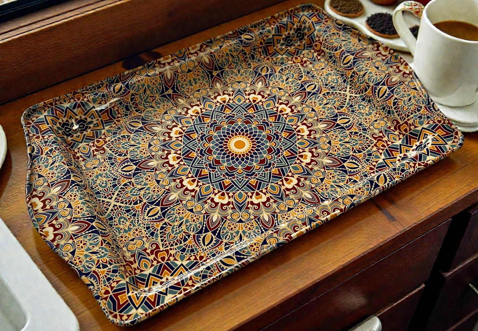 Lichtornament - Tablett (klein)