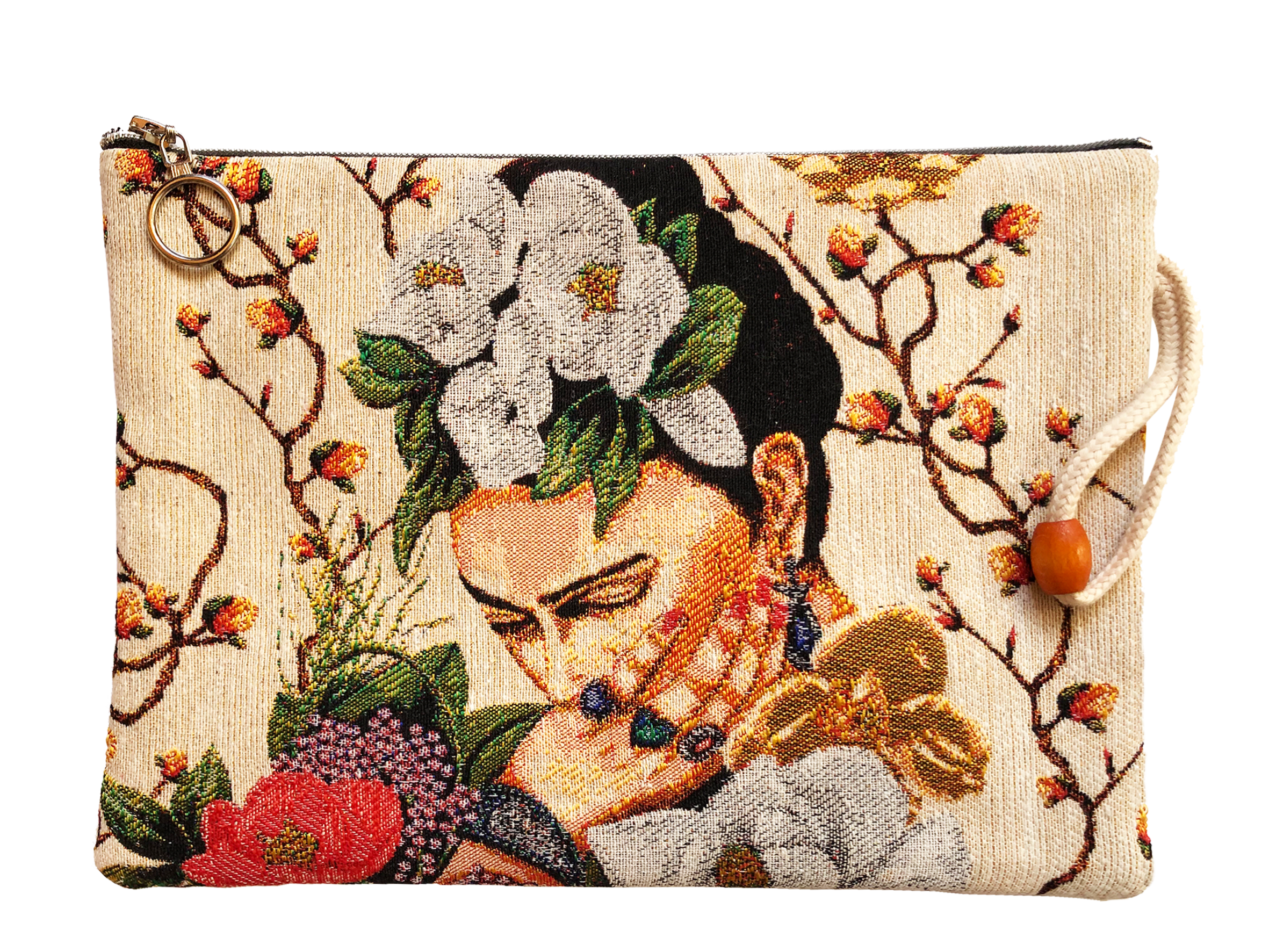 Inspiriert von Frida Kahlo - Ranken - Clutch