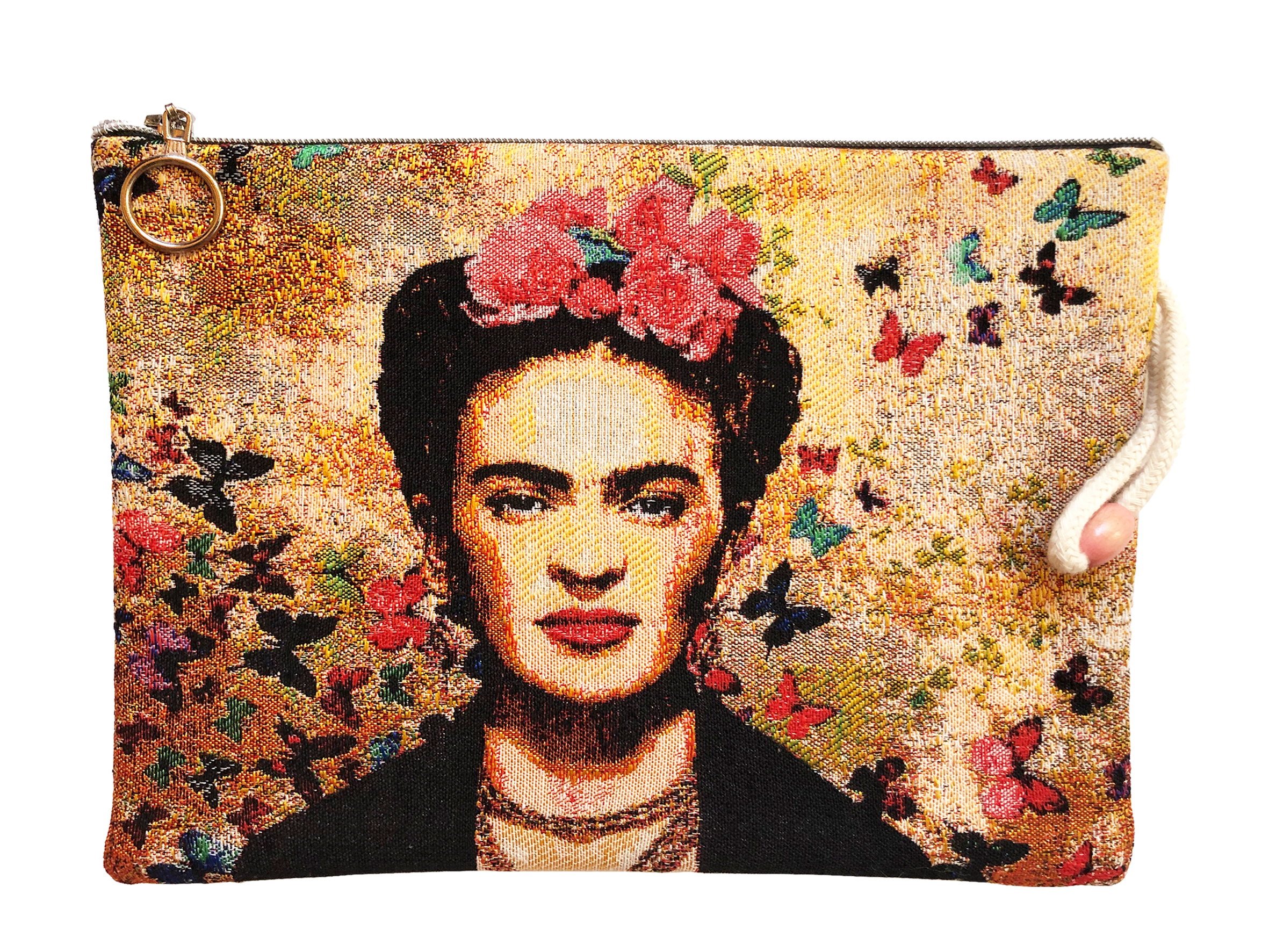 Inspiriert von Frida Kahlo - Schmetterlinge - Clutch