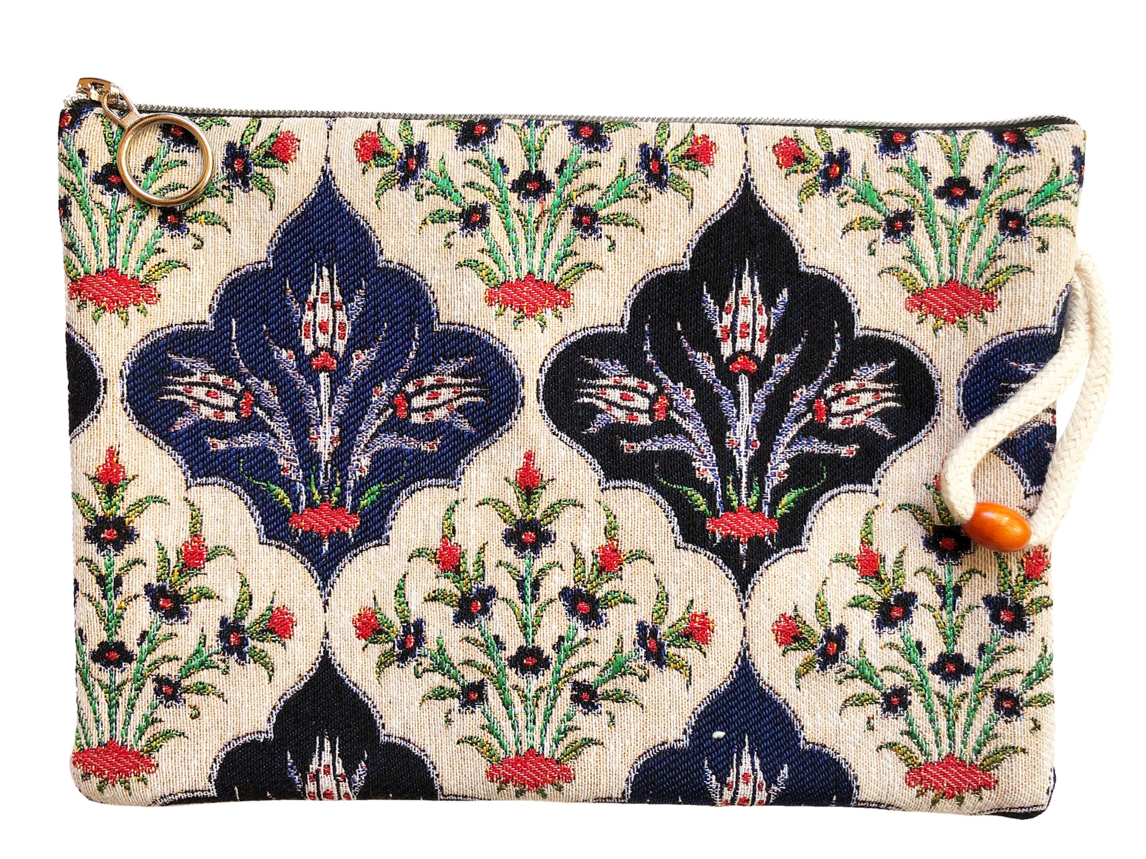 Strukturierte Blumen - Clutch