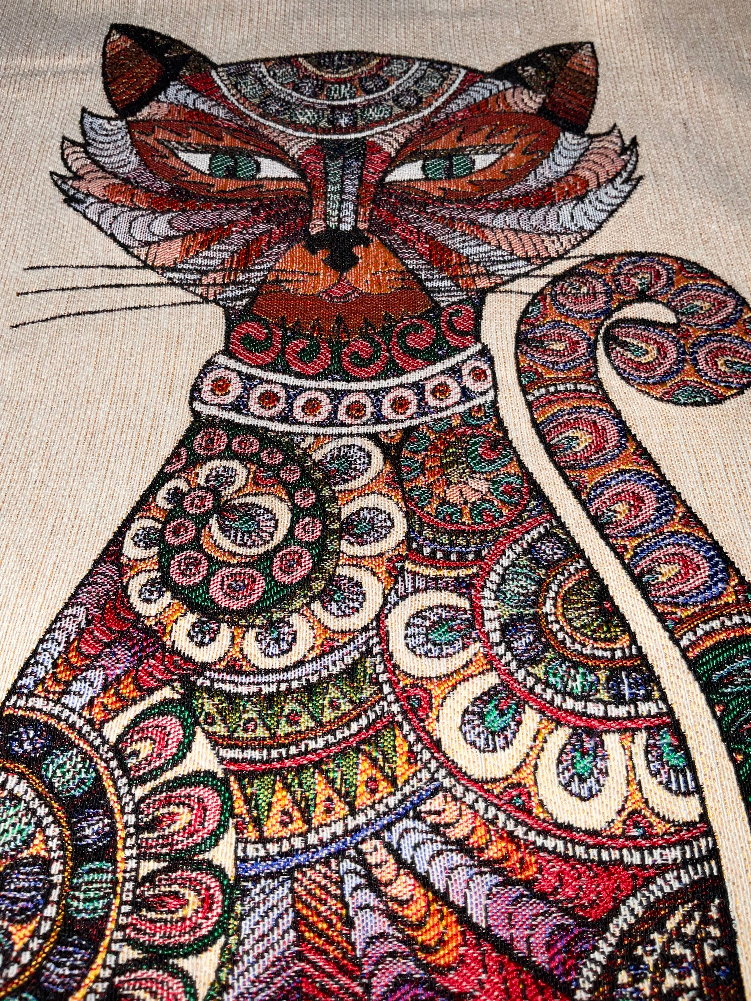 Katze mit Halsband - Shopper