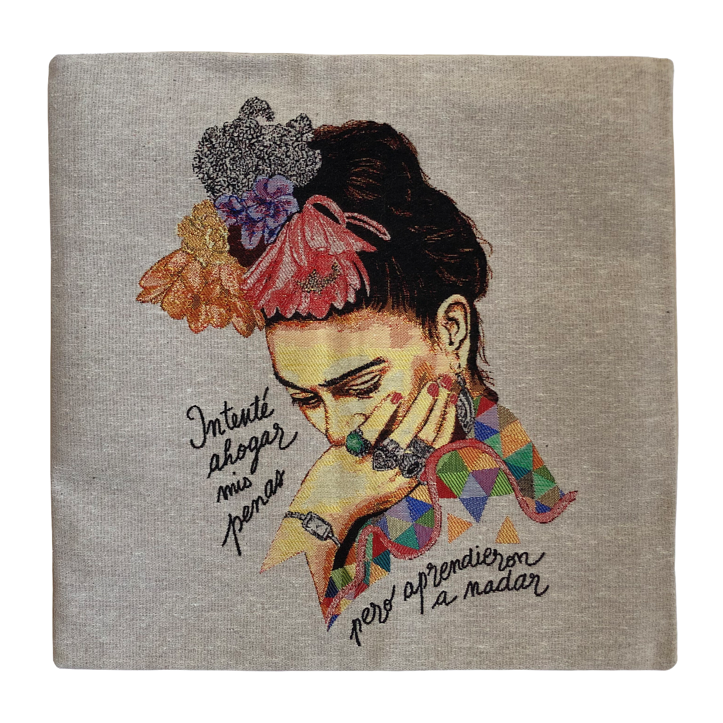 Inspiriert von Frida Kahlo - Zitat - Kissenbezug