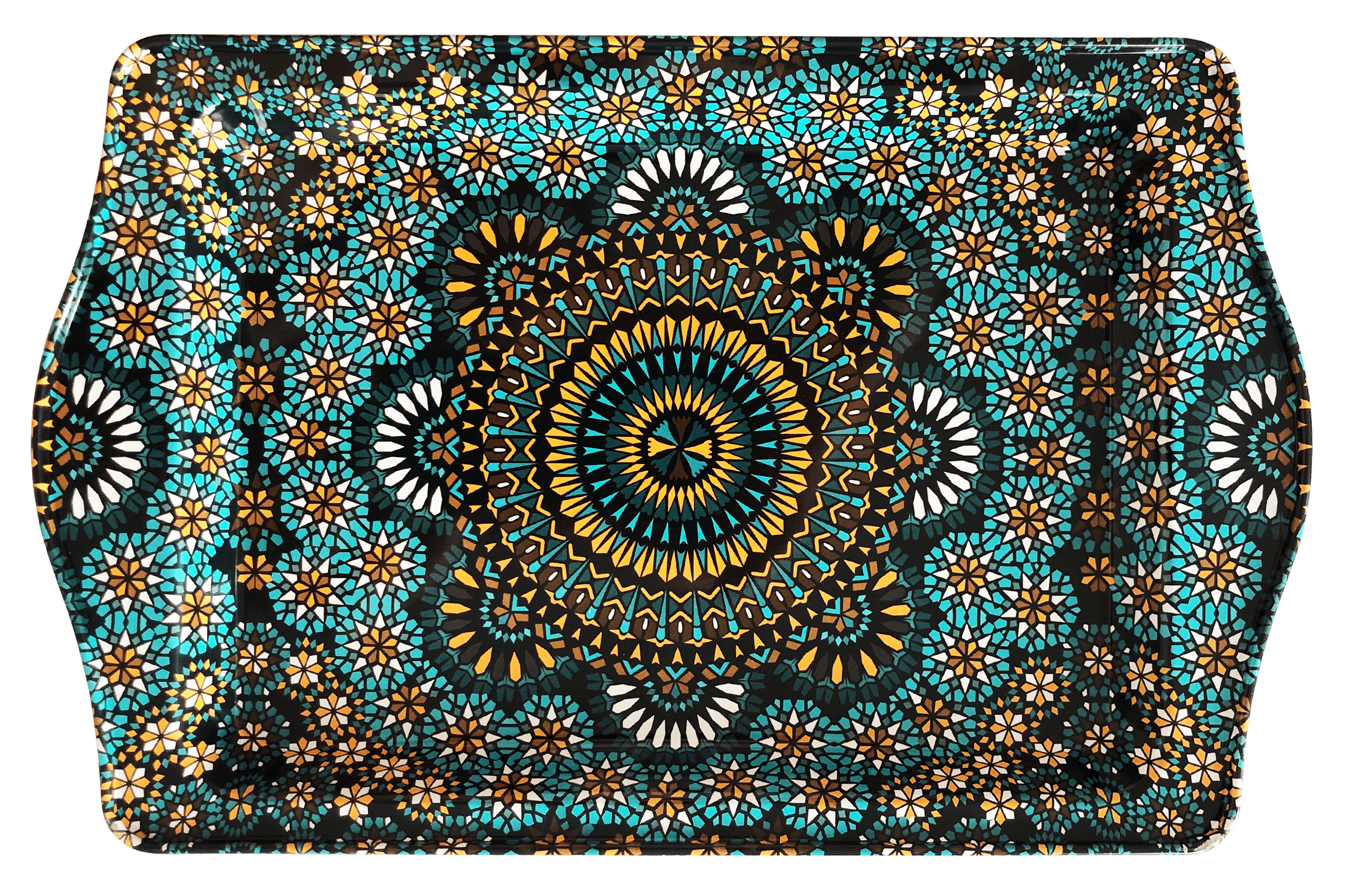 Sonnenblumenfeld - Tablett (klein)
