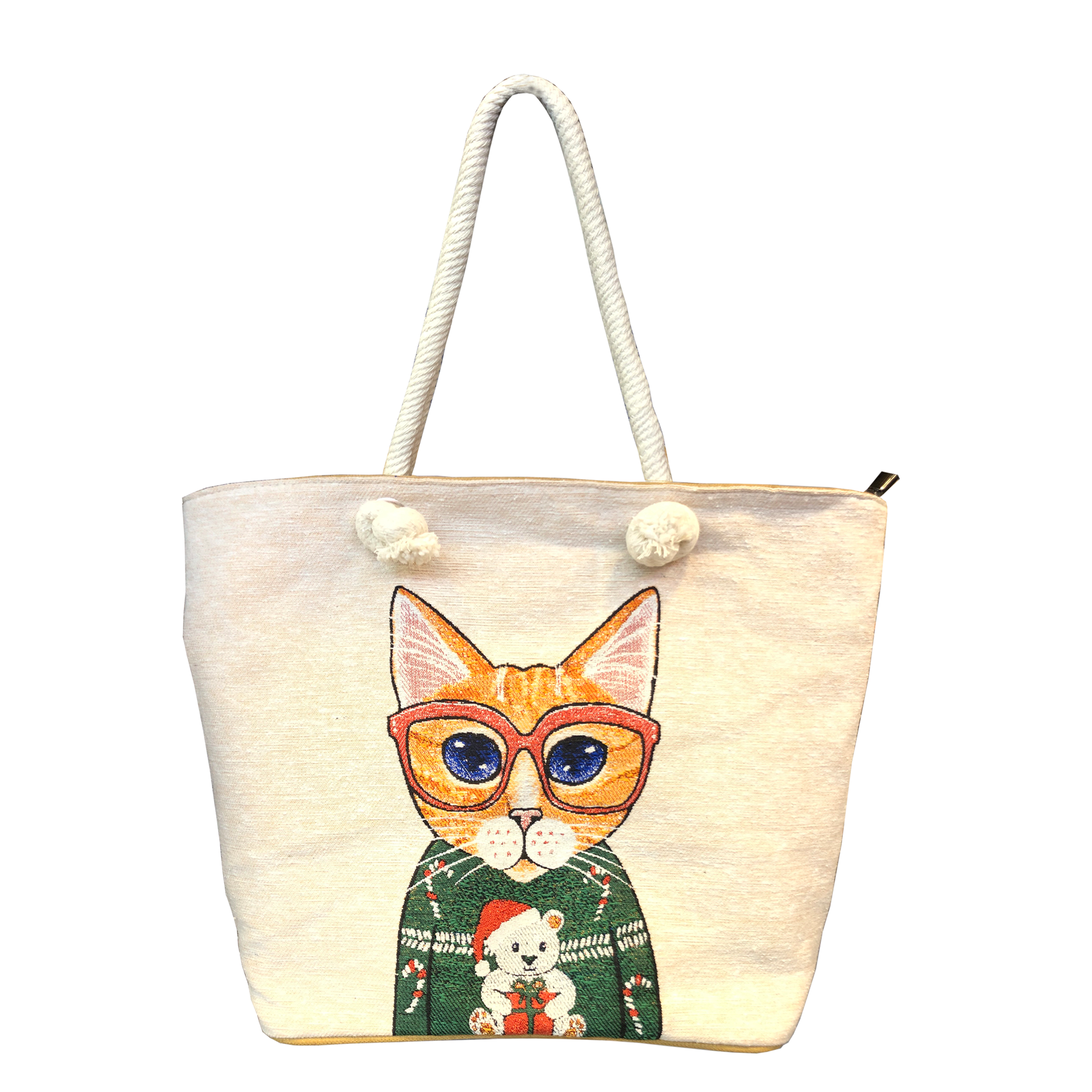 Scharfsinnige Katze - Schultertasche