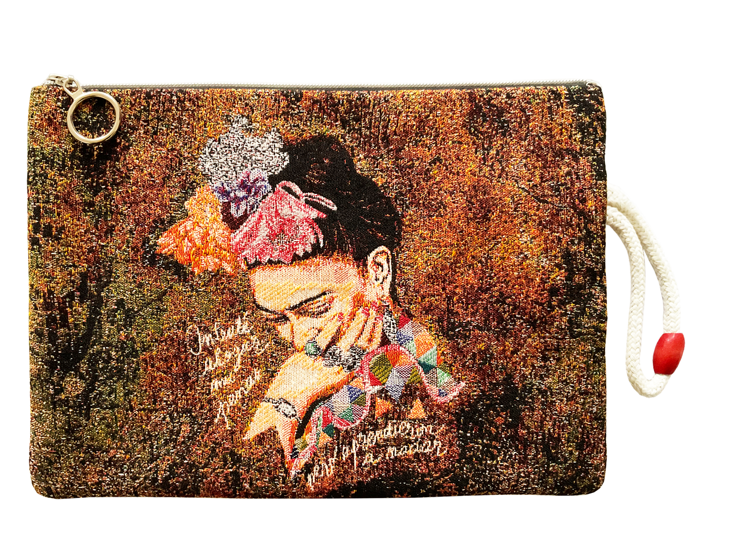 Inspiriert von Frida Kahlo - Zitat Dunkel - Clutch