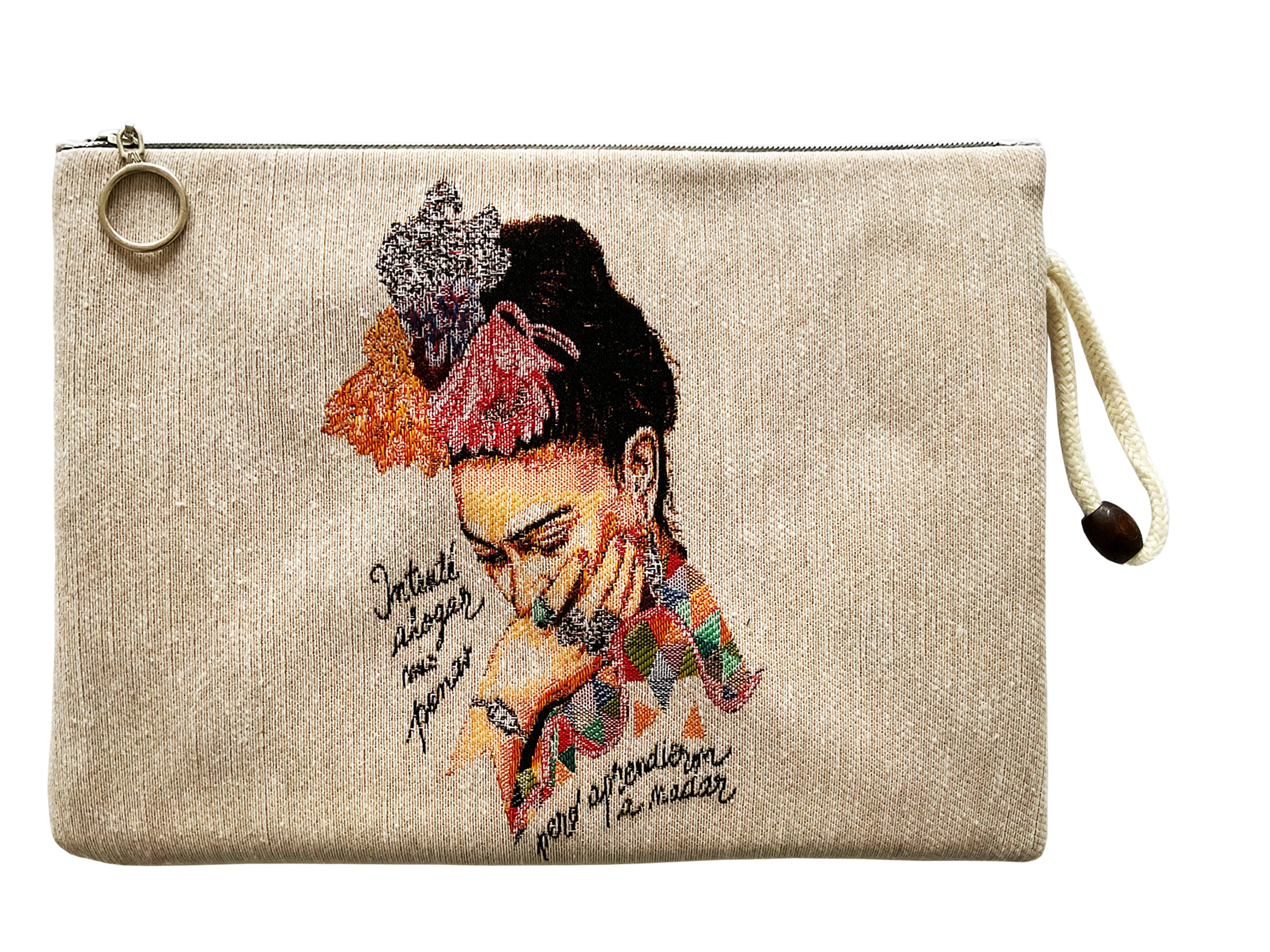 Inspiriert von Frida Kahlo - Zitat - Clutch