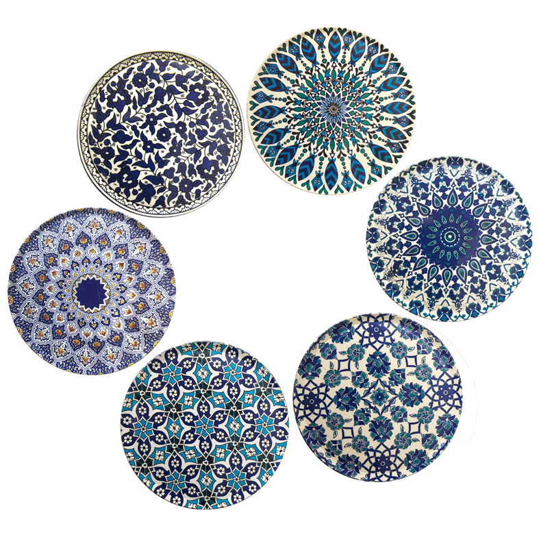 Indigoruhe - 6er Set Untersetzer