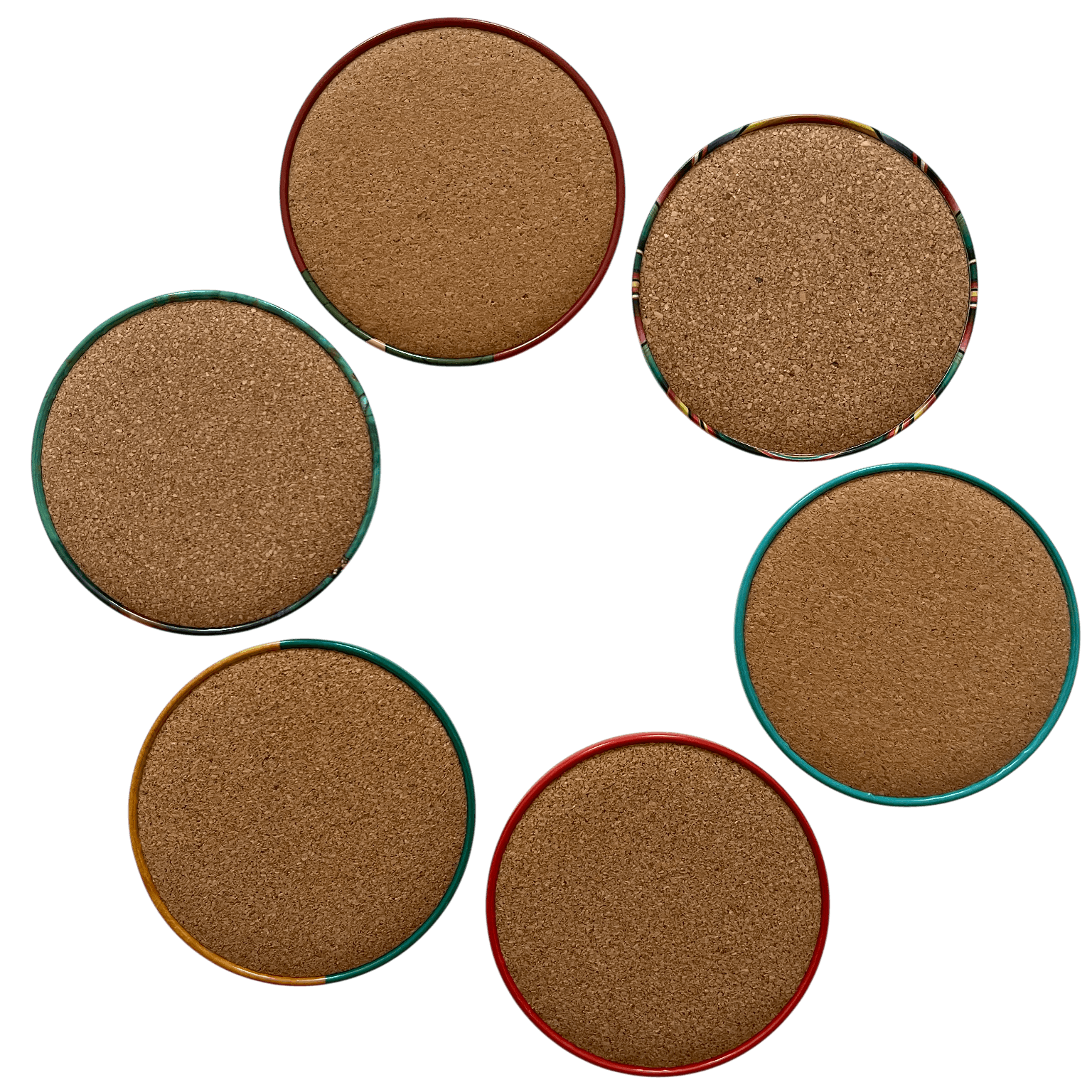 Inspiriert von Frida Kahlo - 6er Set Untersetzer