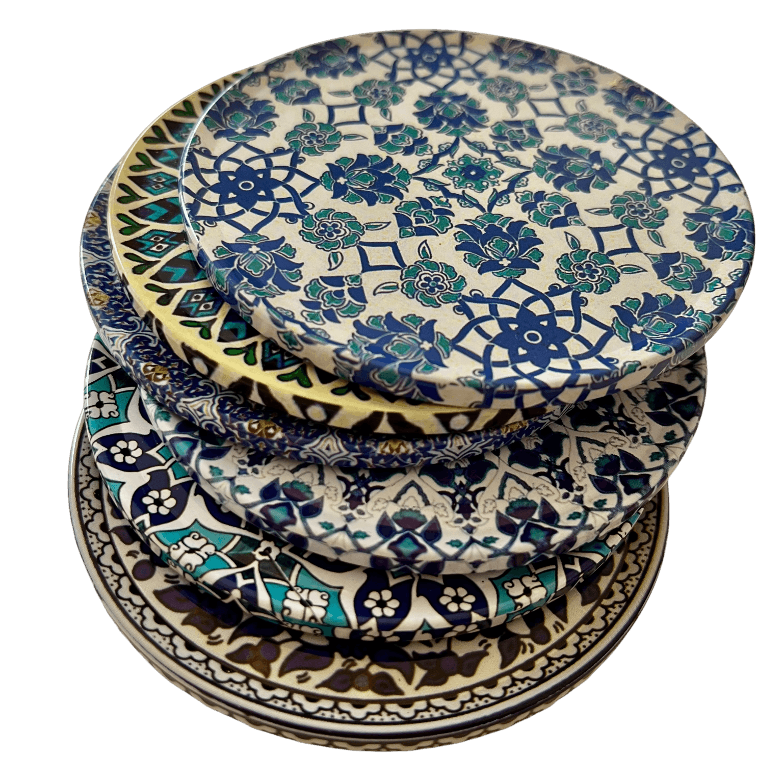 Indigoruhe - 6er Set Untersetzer