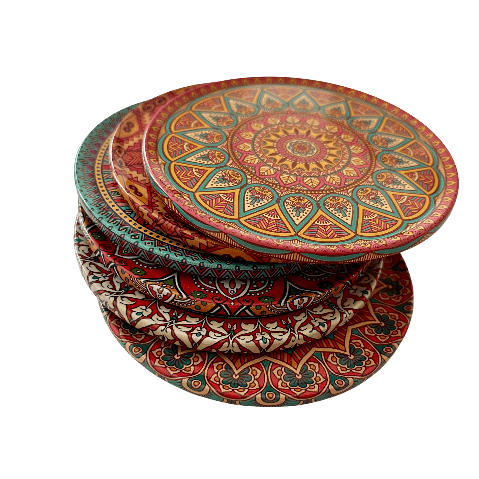 Feuer & Form - 6er Set Untersetzer