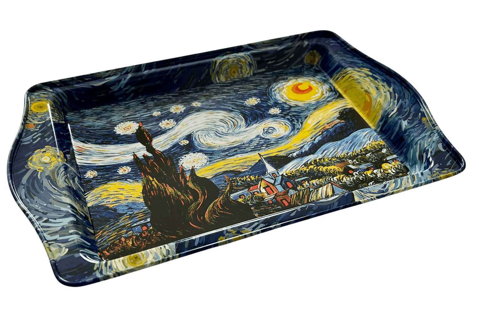 Van Gogh's Sternennacht - Tablett (klein)