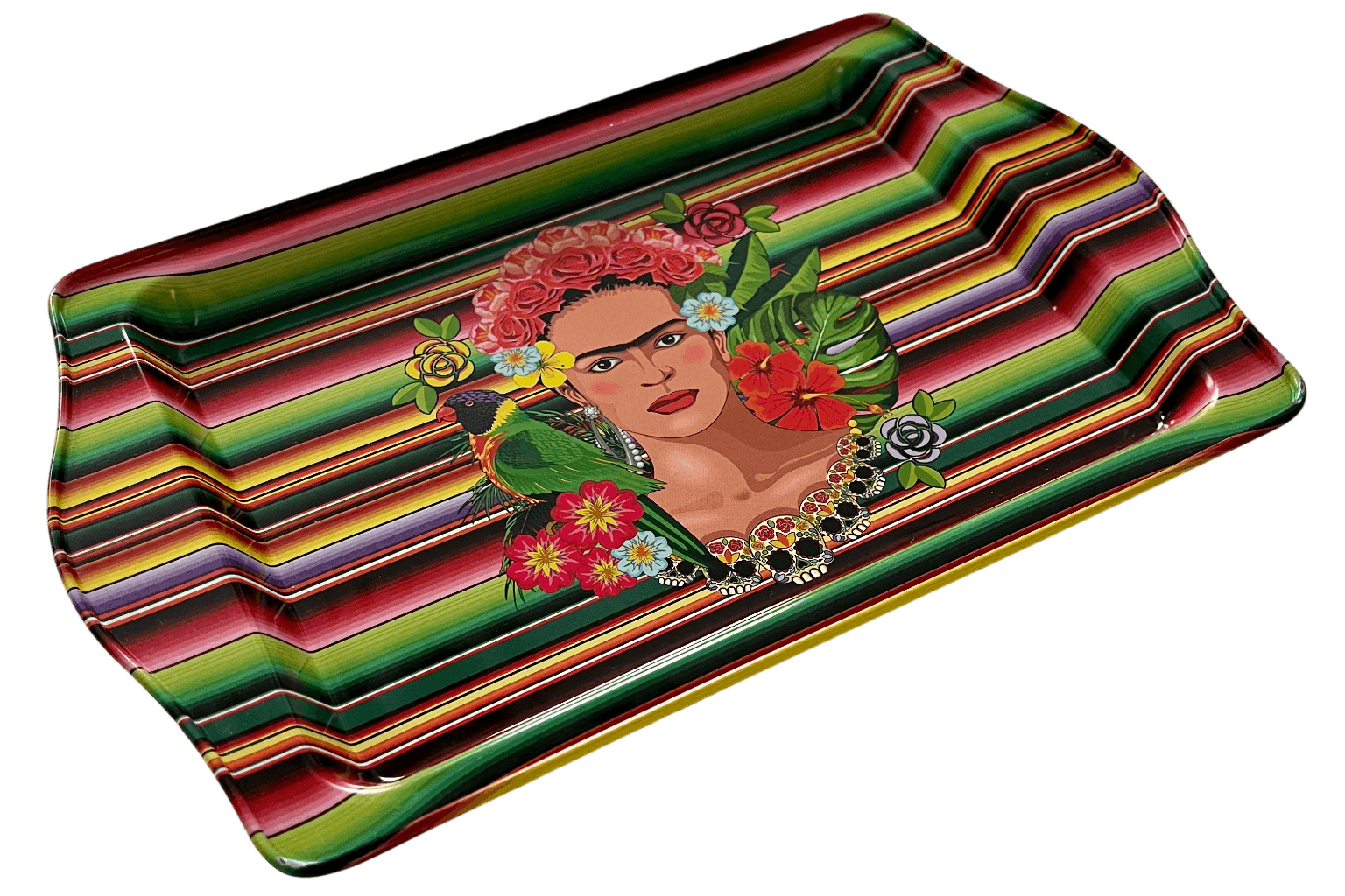 Inspiriert von Frida Kahlo - Tablett (klein)