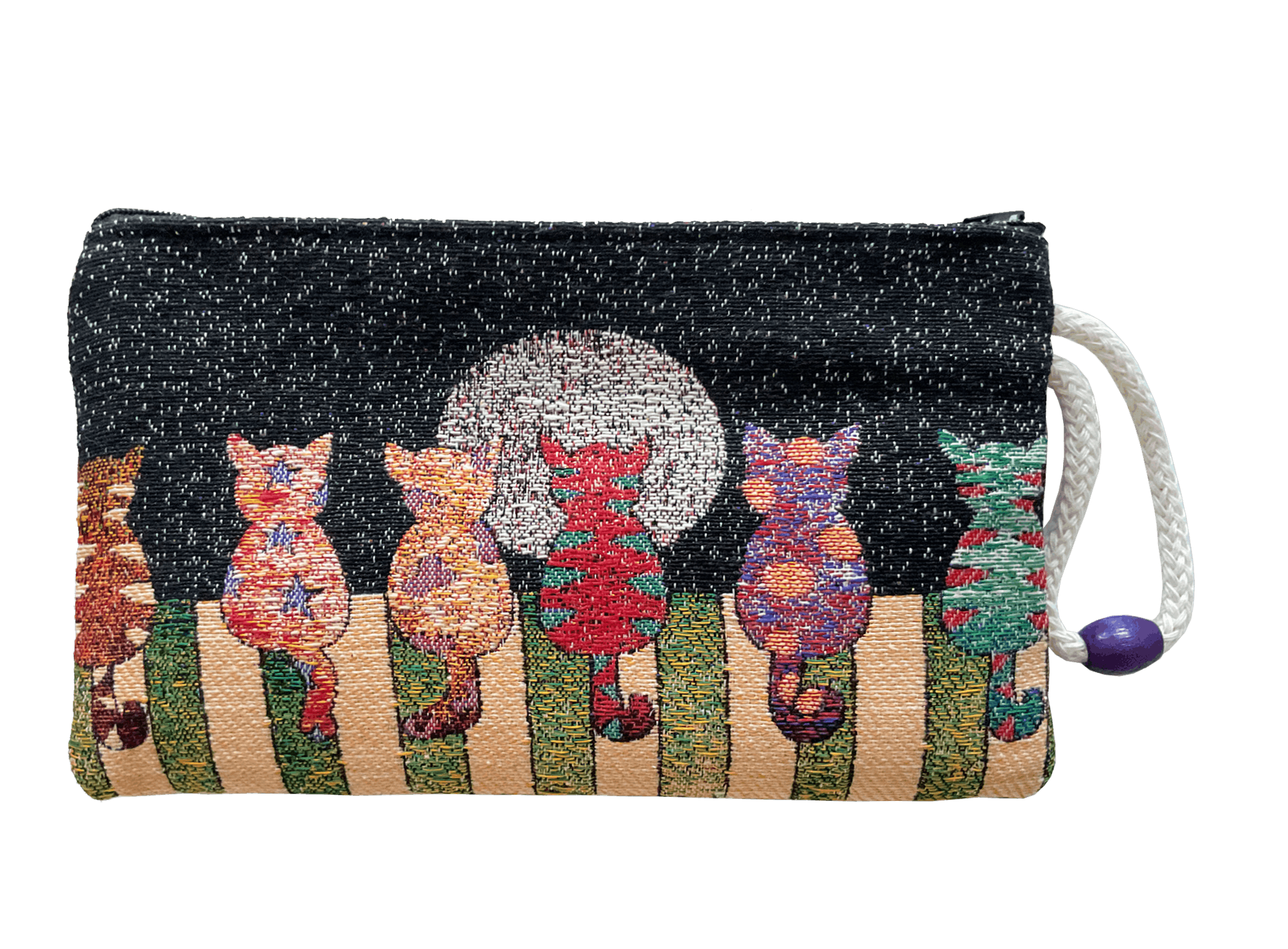 Katzen und der Mond - Portemonnaie