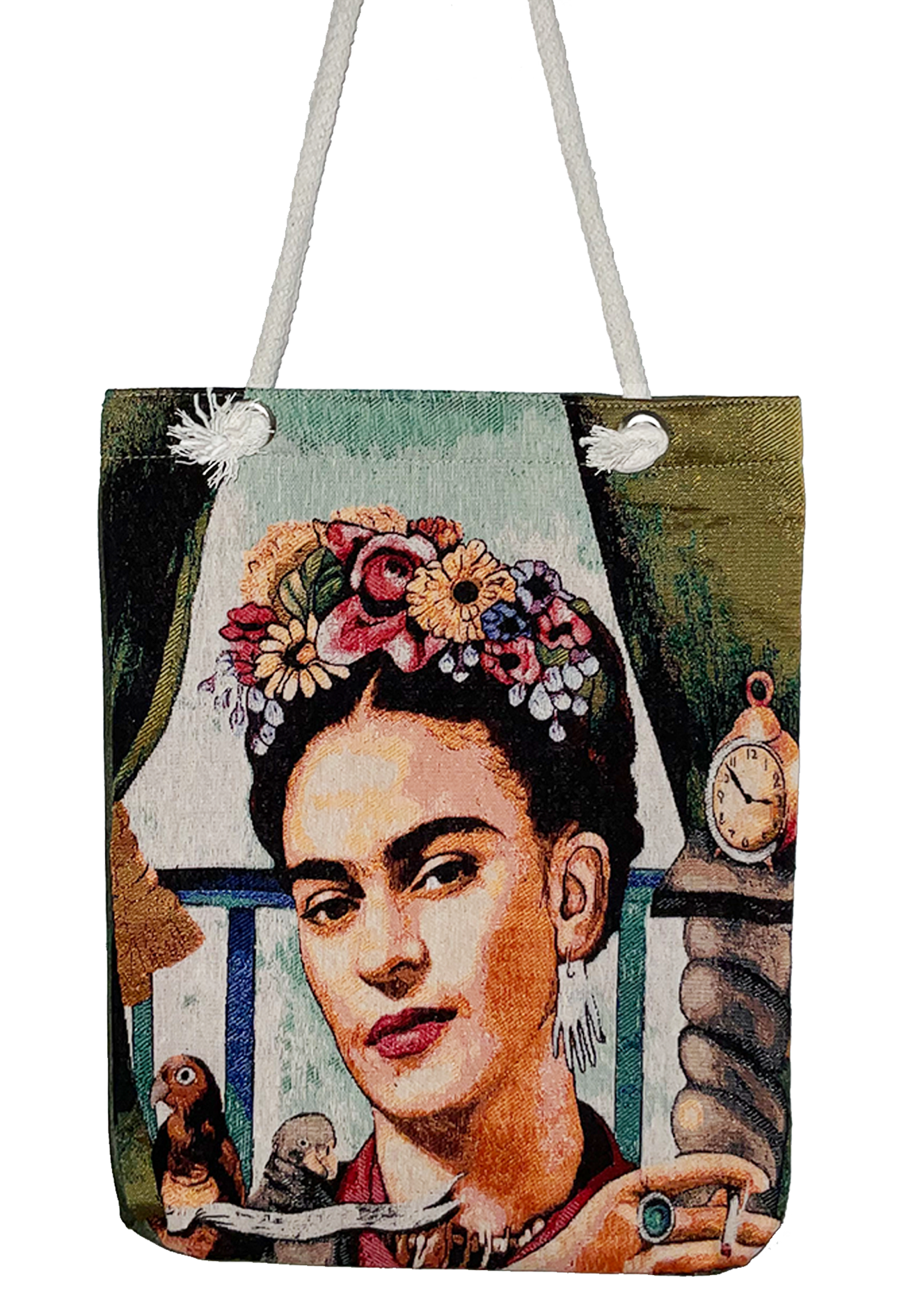 Inspiriert von Frida Kahlo - Balkon - Shopper