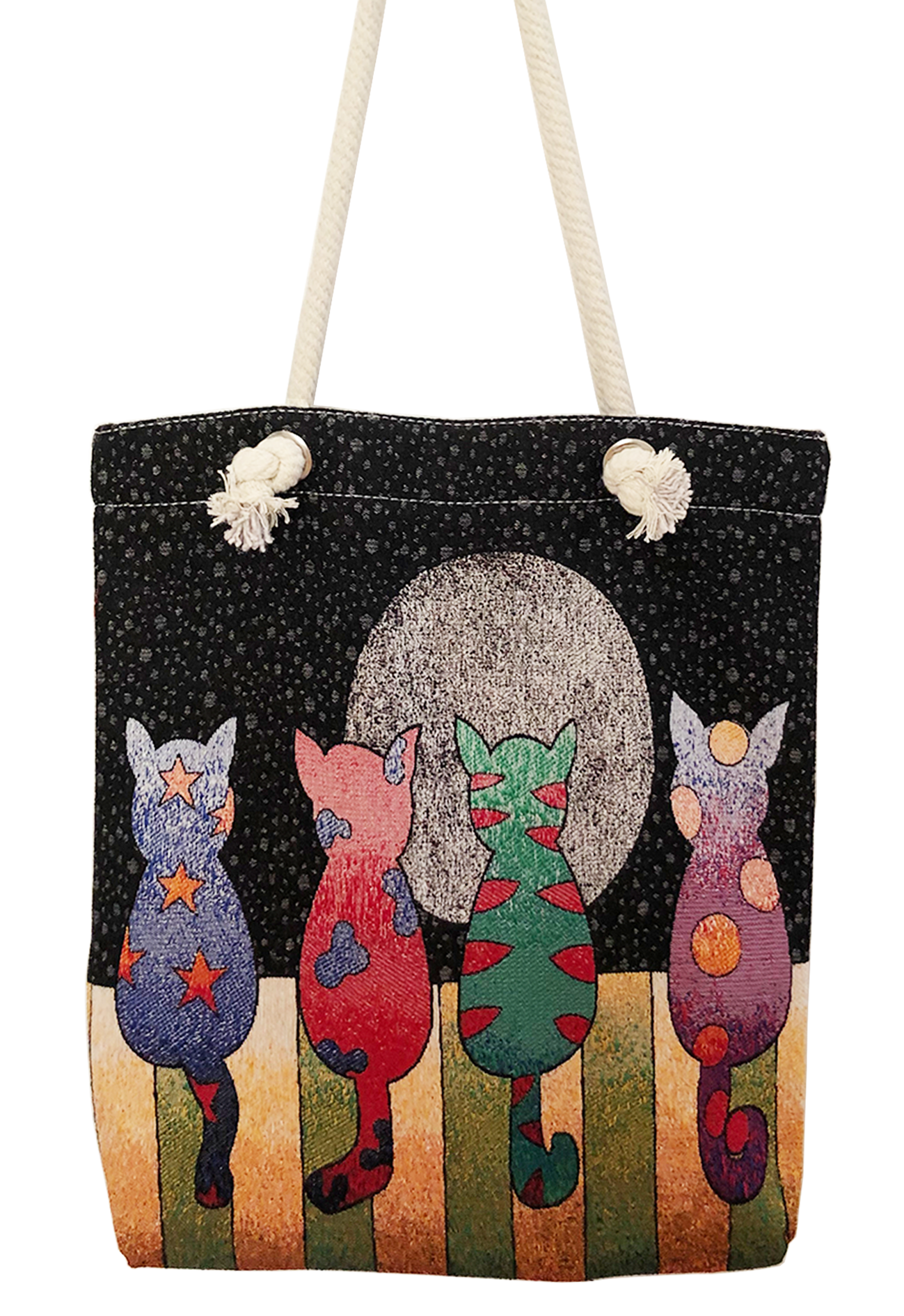 Katzen und der Mond - Shopper