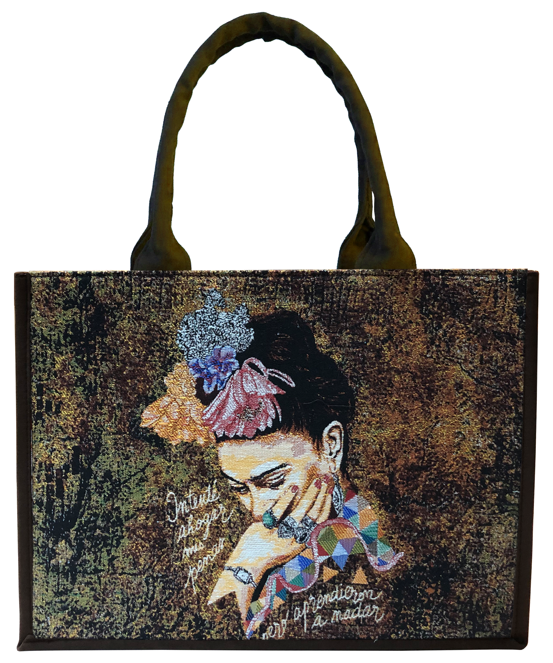 Inspiriert von Frida Kahlo - Zitat Dunkel - Tote Bag