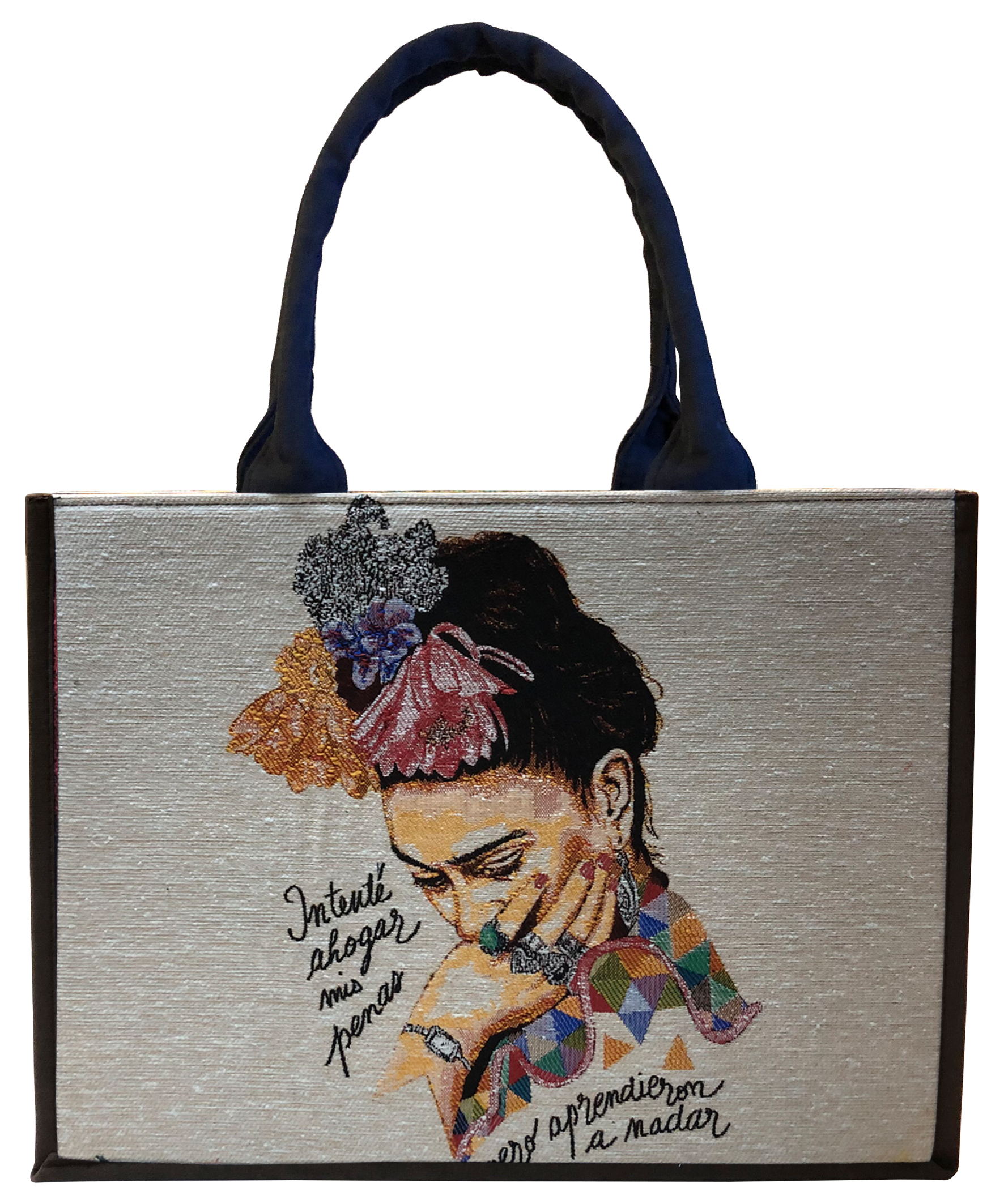 Inspiriert von Frida Kahlo - Zitat - Tote Bag