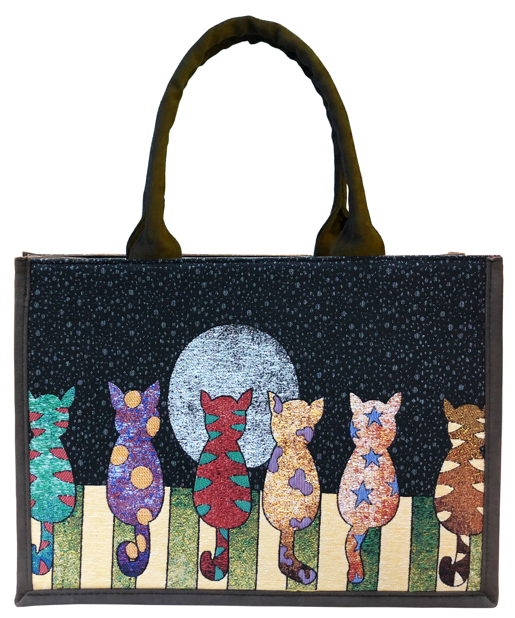 Katzen und der Mond - Tote Bag