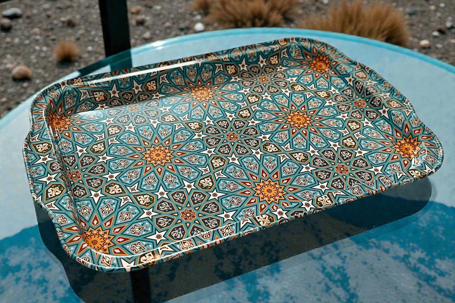 Sternengeflecht - Tablett (groß)